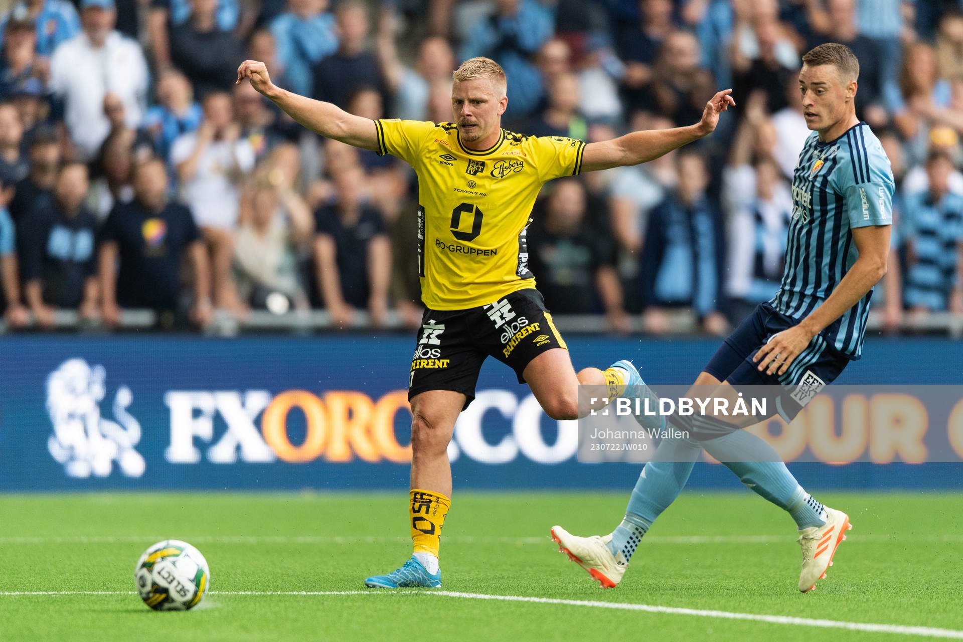 Elfsborgs Jeppe Møldrup Okkels och Djurgårdens Jesper