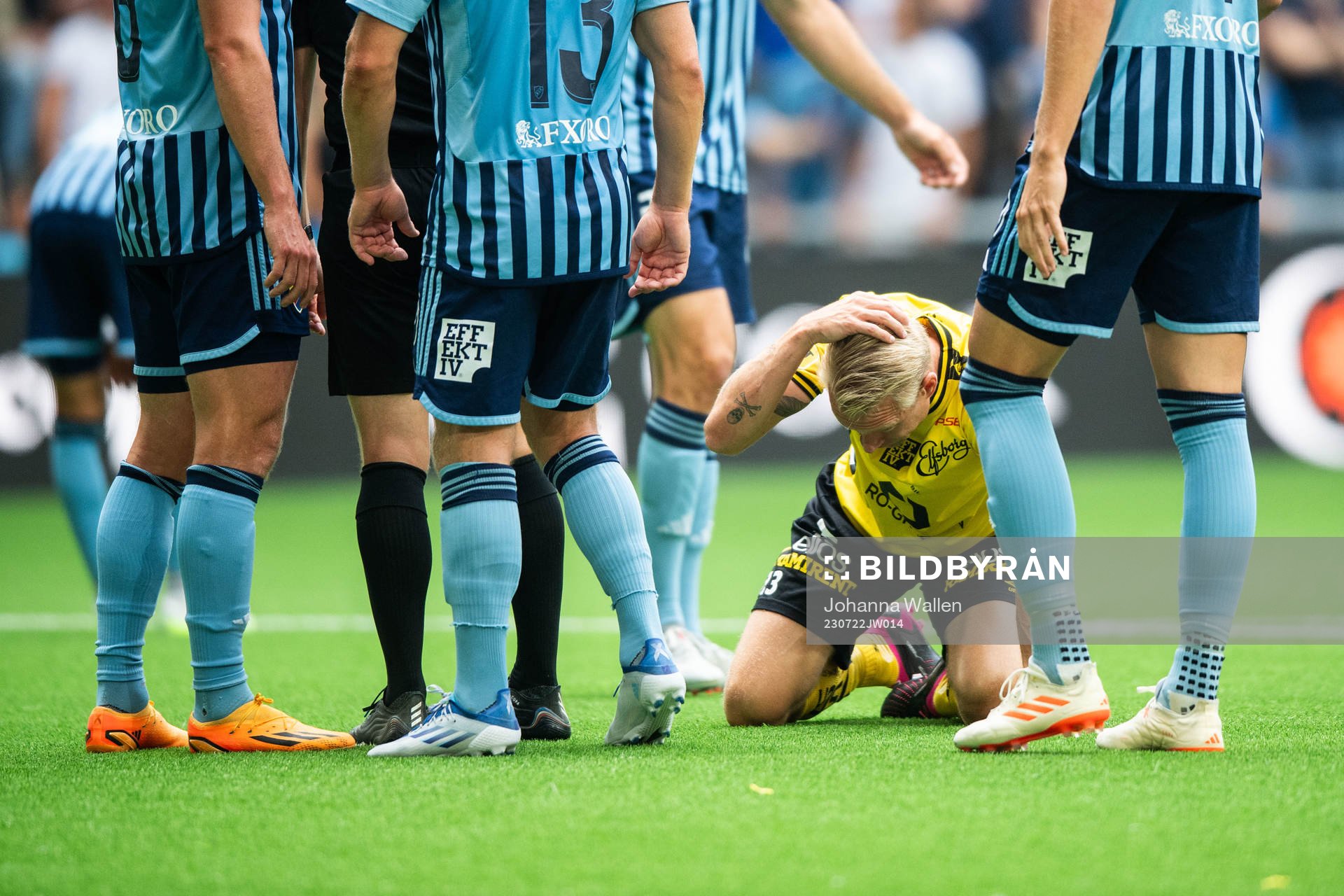 Elfsborgs Johan Larsson har ont
