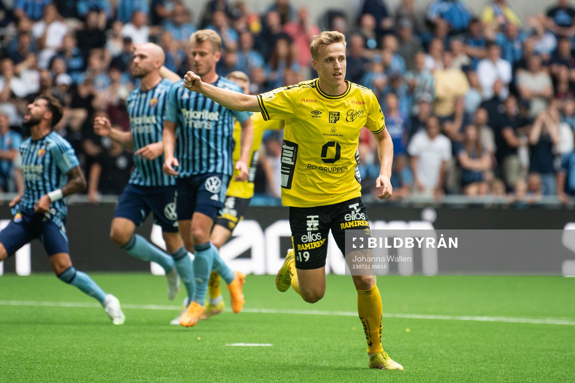 Elfsborgs Jeppe Møldrup Okkels jublar