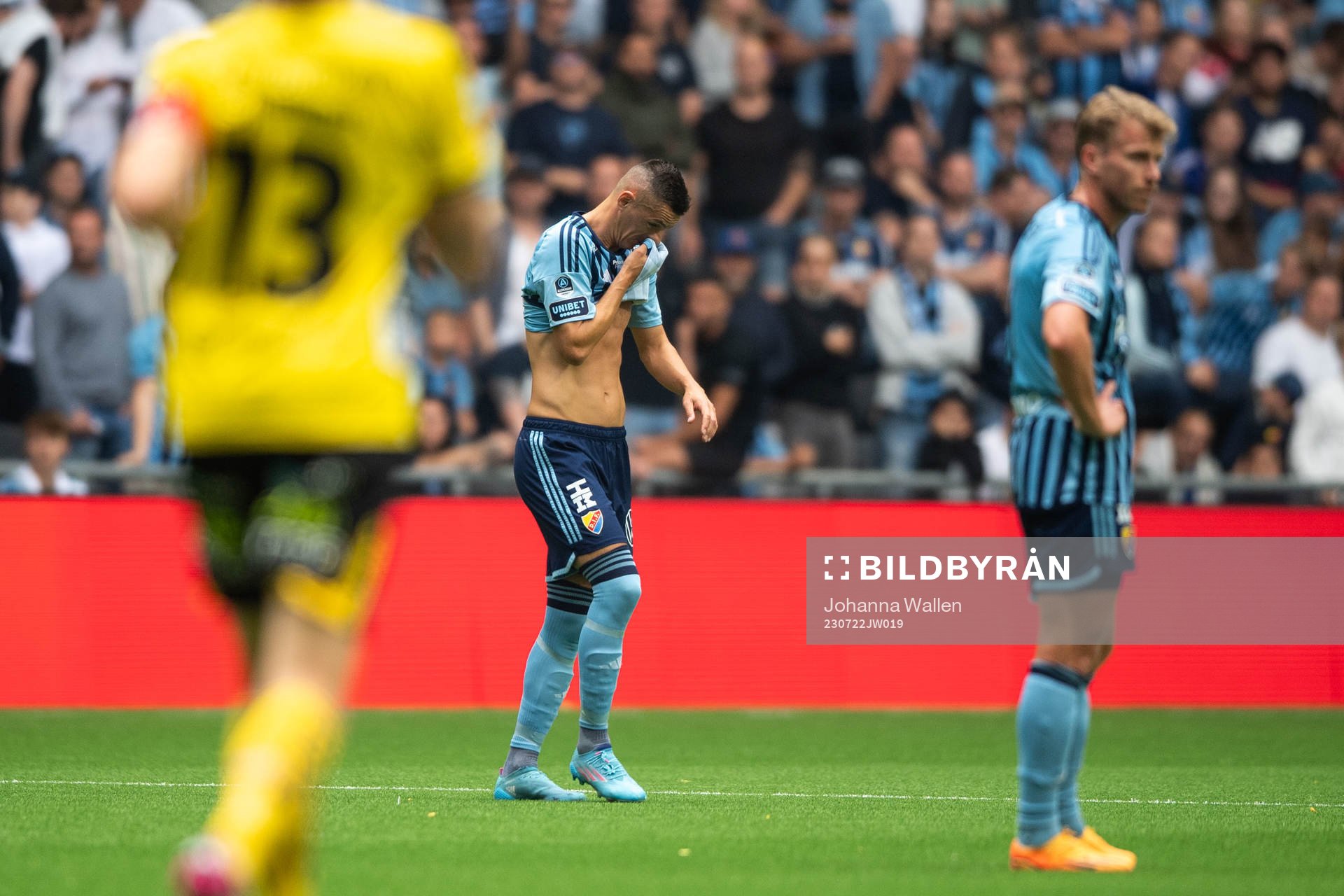 Djurgårdens Haris Radetinac deppar
