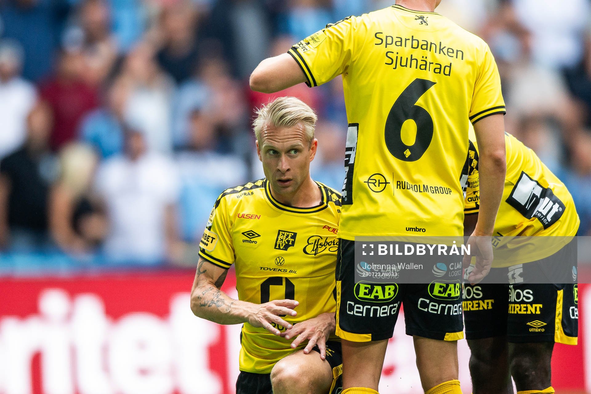 Elfsborgs Johan Larsson har ont
