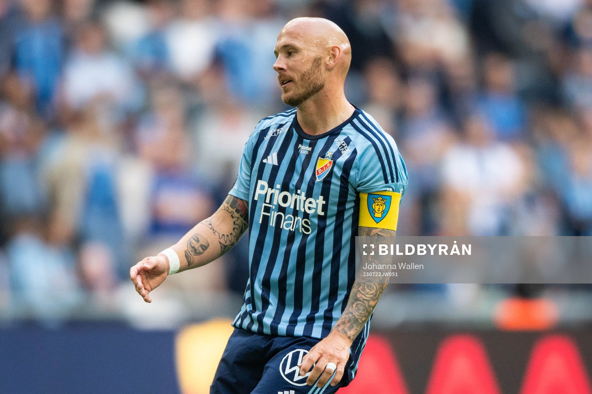 Djurgårdens Magnus Eriksson deppar