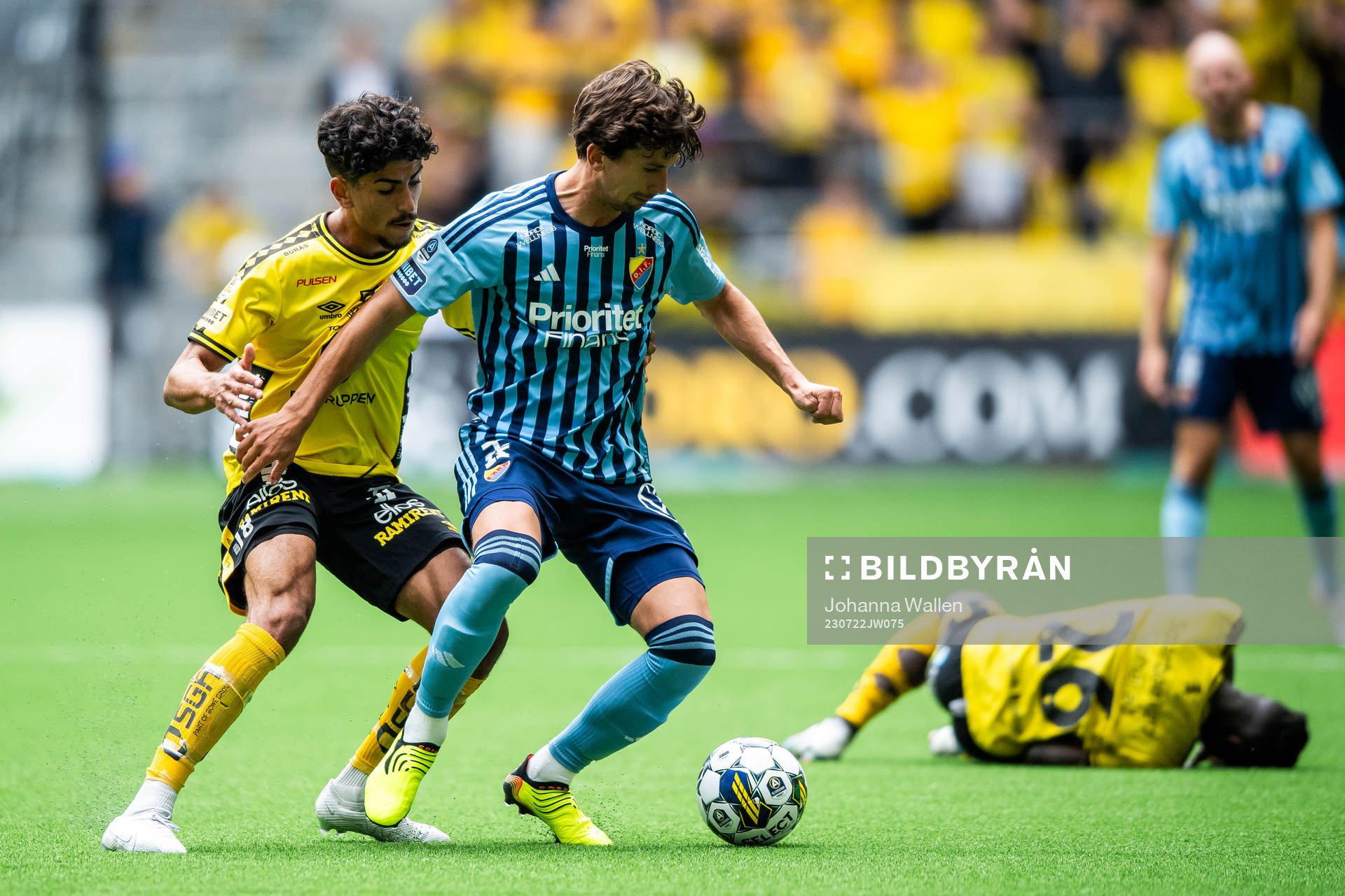 Elfsborgs Ahmed Qasem och Djurgårdens Gustav Wikheim
