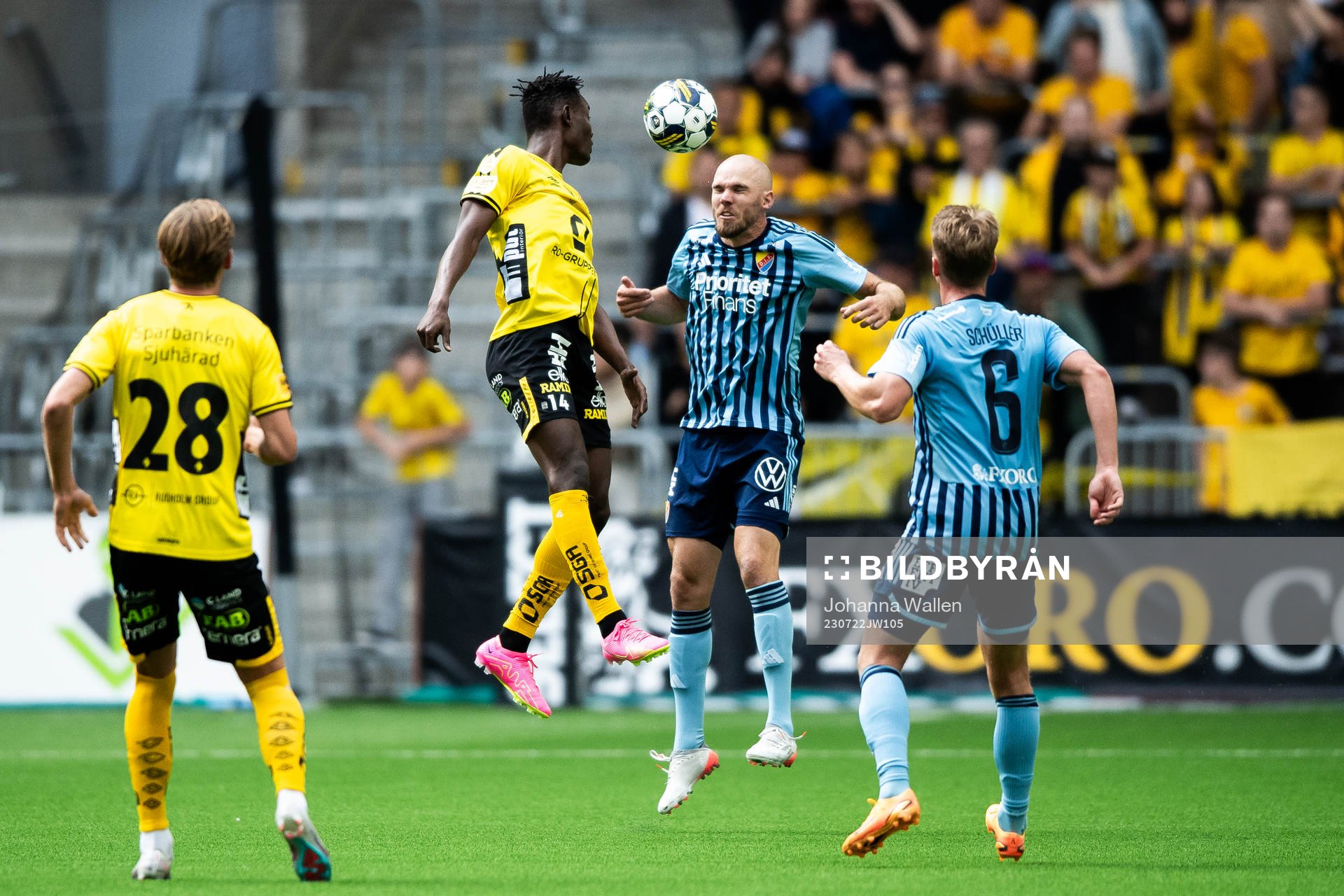 Elfsborgs Jalal Abdullai och Djurgårdens Marcus Danielson