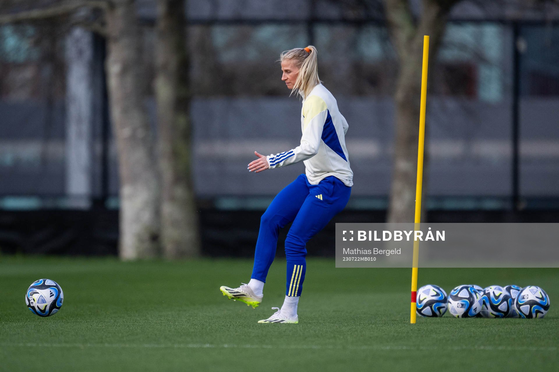Sofia Jakobsson of the Swedish women's national team at a