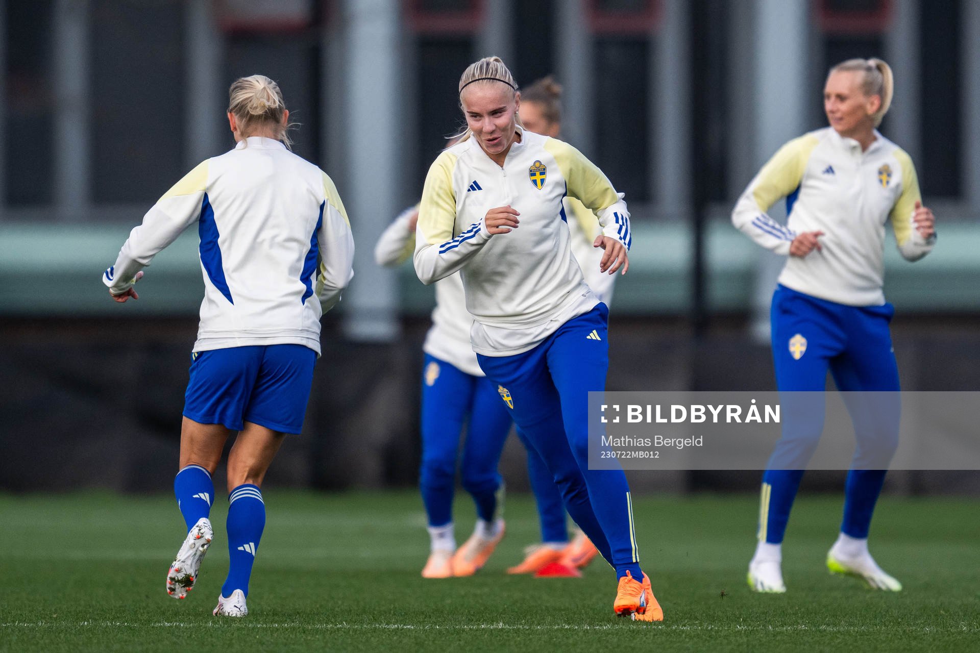 Stina Lennartsson of the Swedish women's national team at a