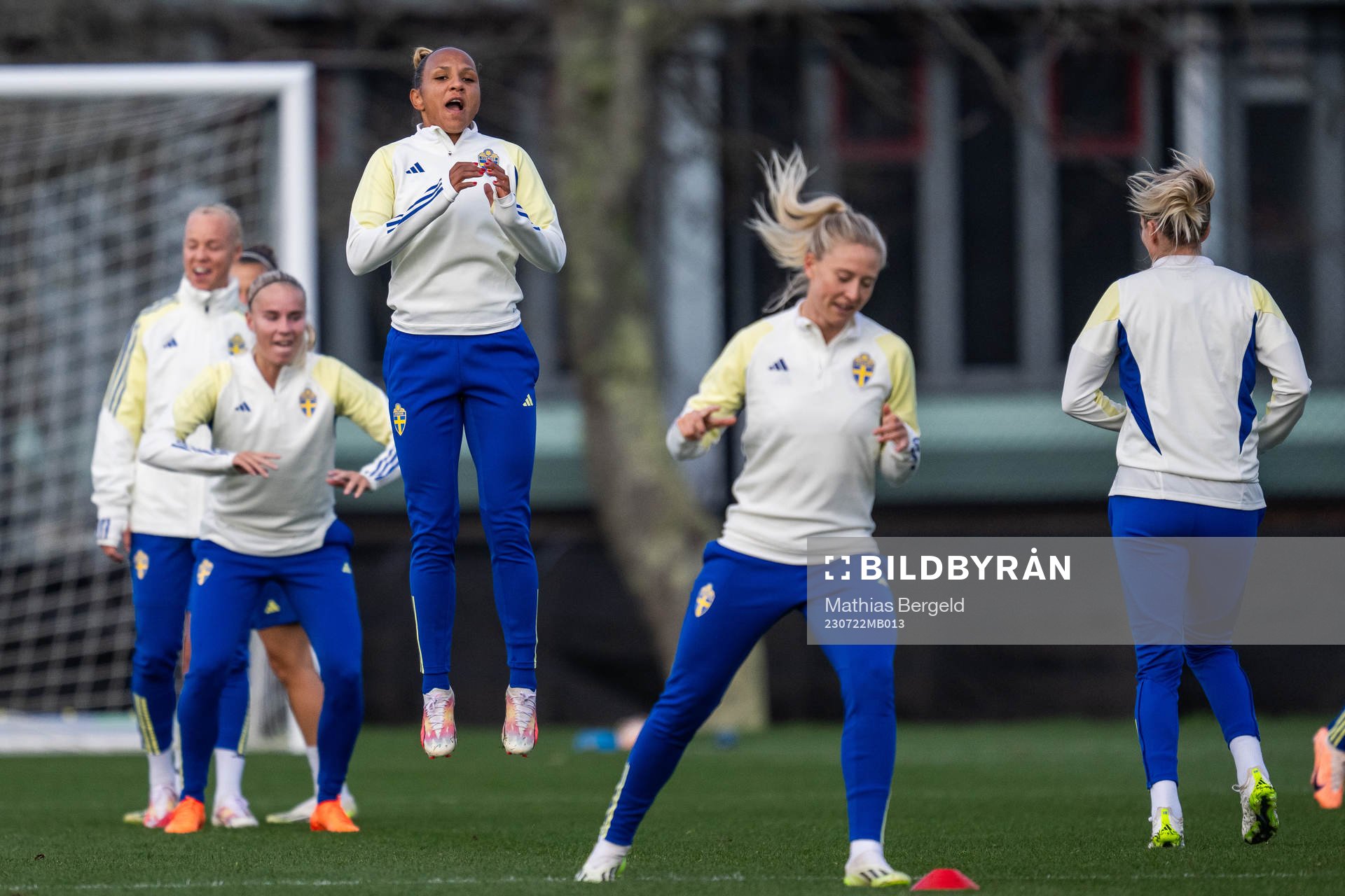 Madelen Janogy of the Swedish women's national team at a