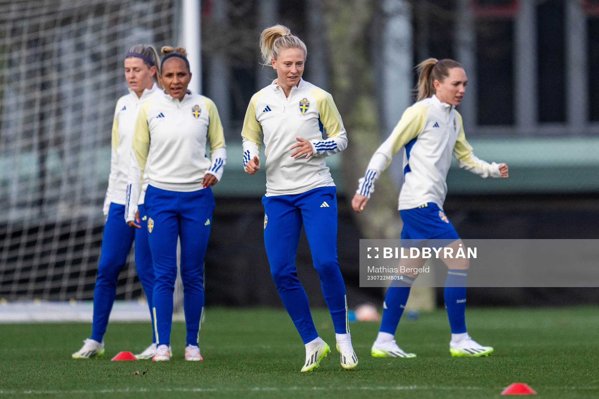 Rebecka Blomqvist of the Swedish women's national team at a