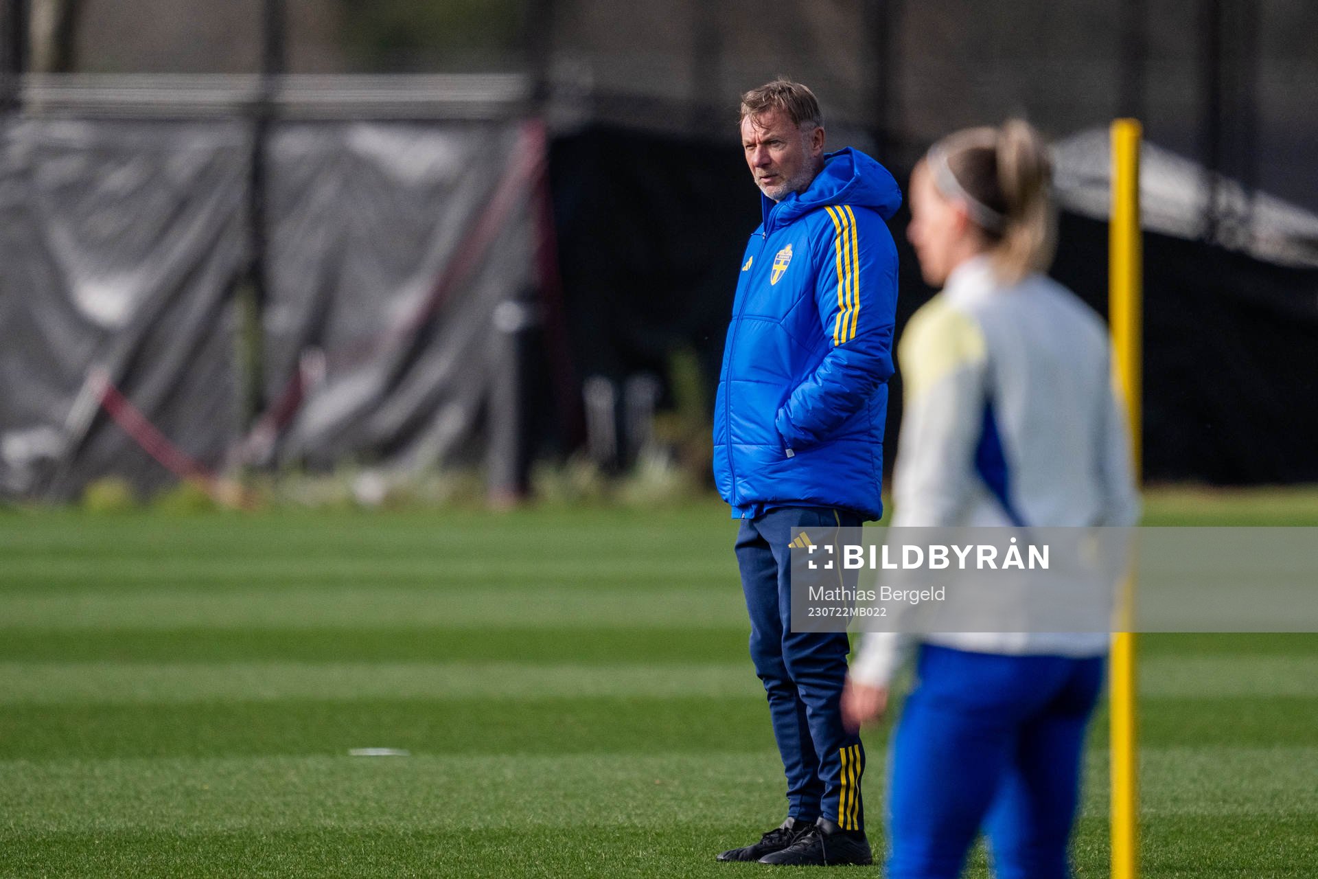 Head coach Peter Gerhardsson of the Swedish women's