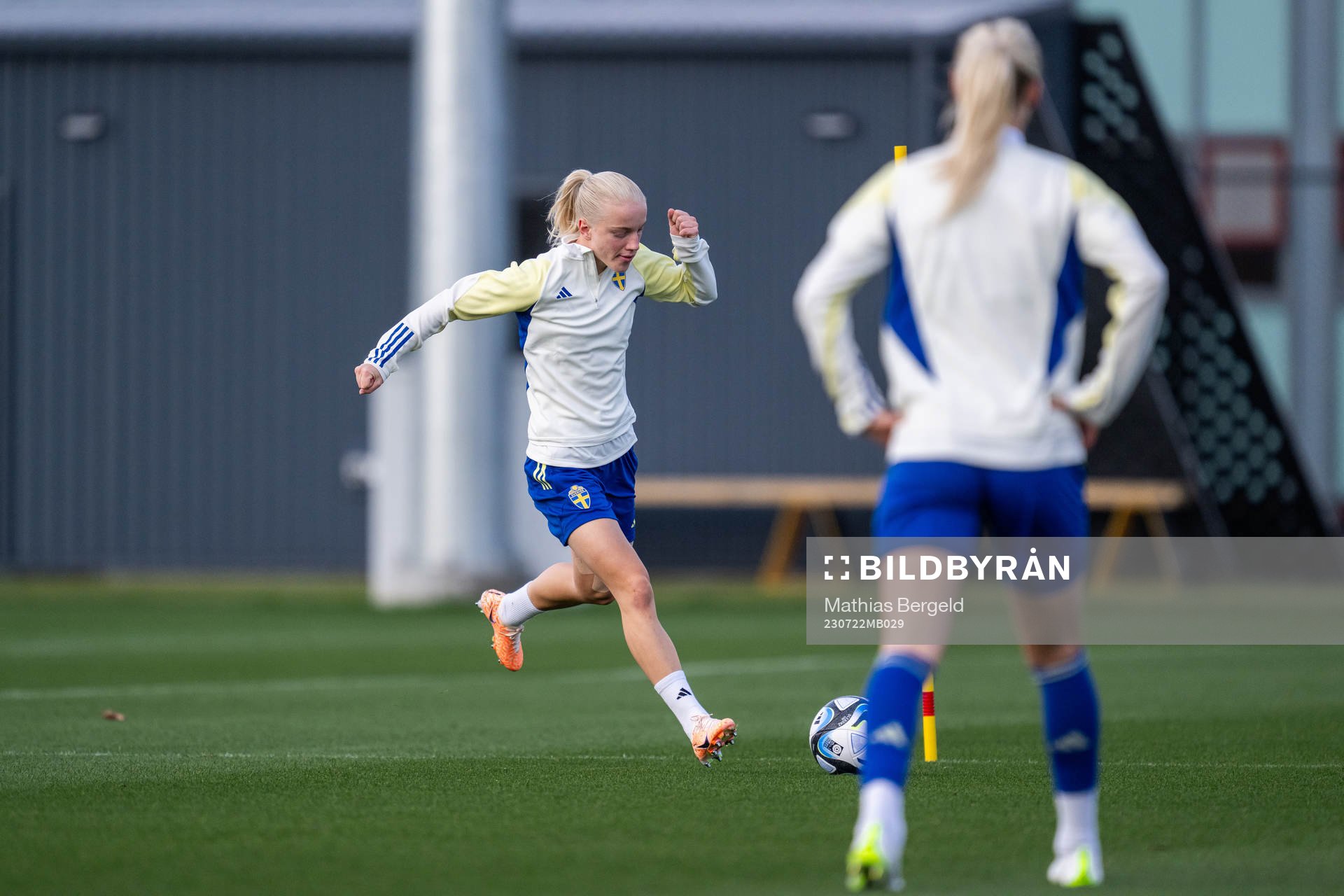 Anna Sandberg of the Swedish women's national team at a