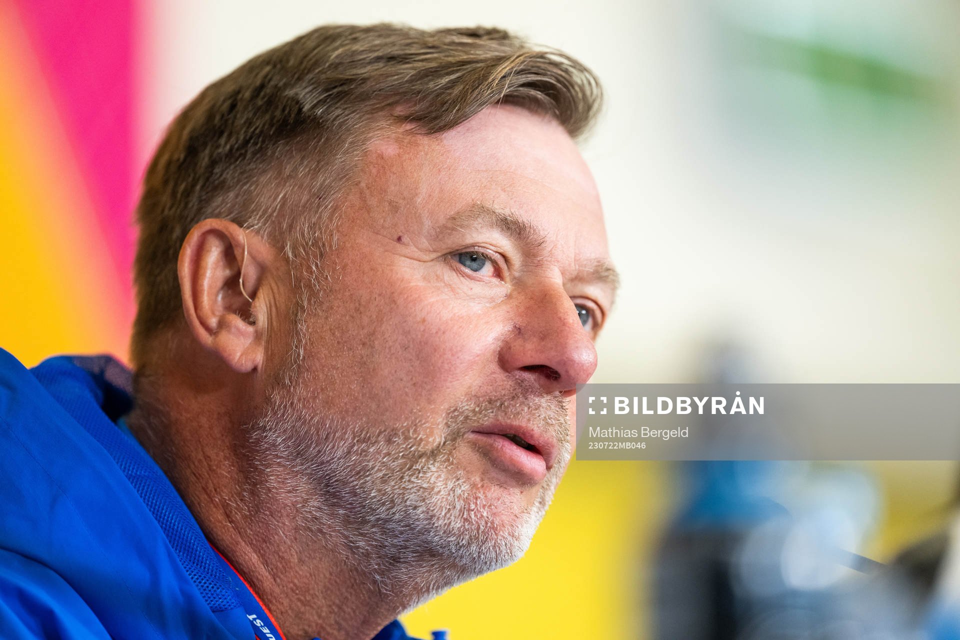 Head coach Peter Gerhardsson of the Swedish women's
