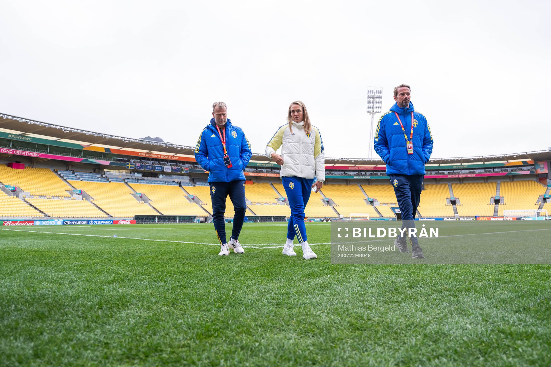 Physiotherapist Pontus Ekblom, Magdalena Eriksson and