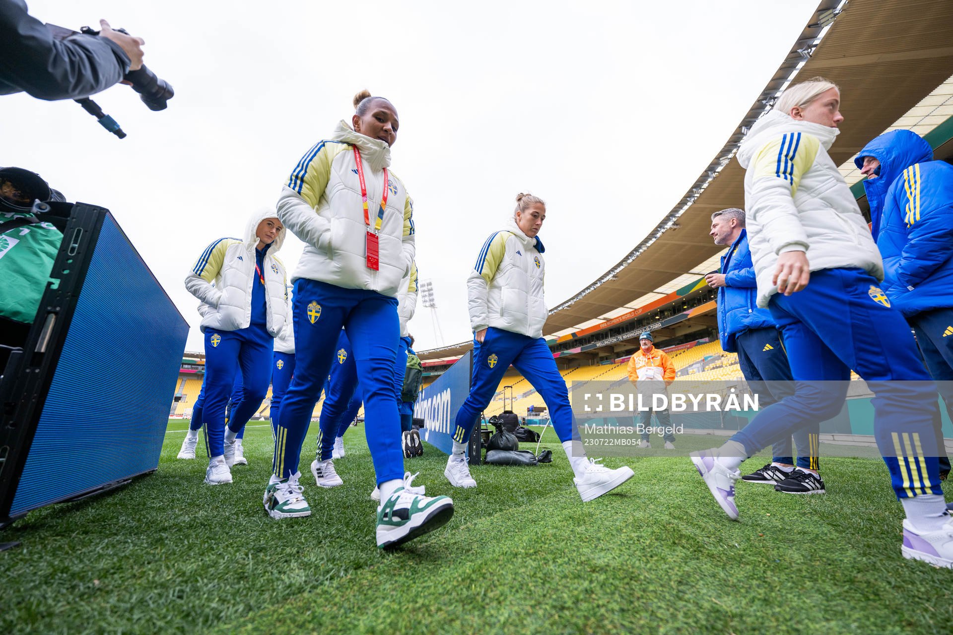Madelen Janogy and Filippa Angeldahl of the Swedish women's