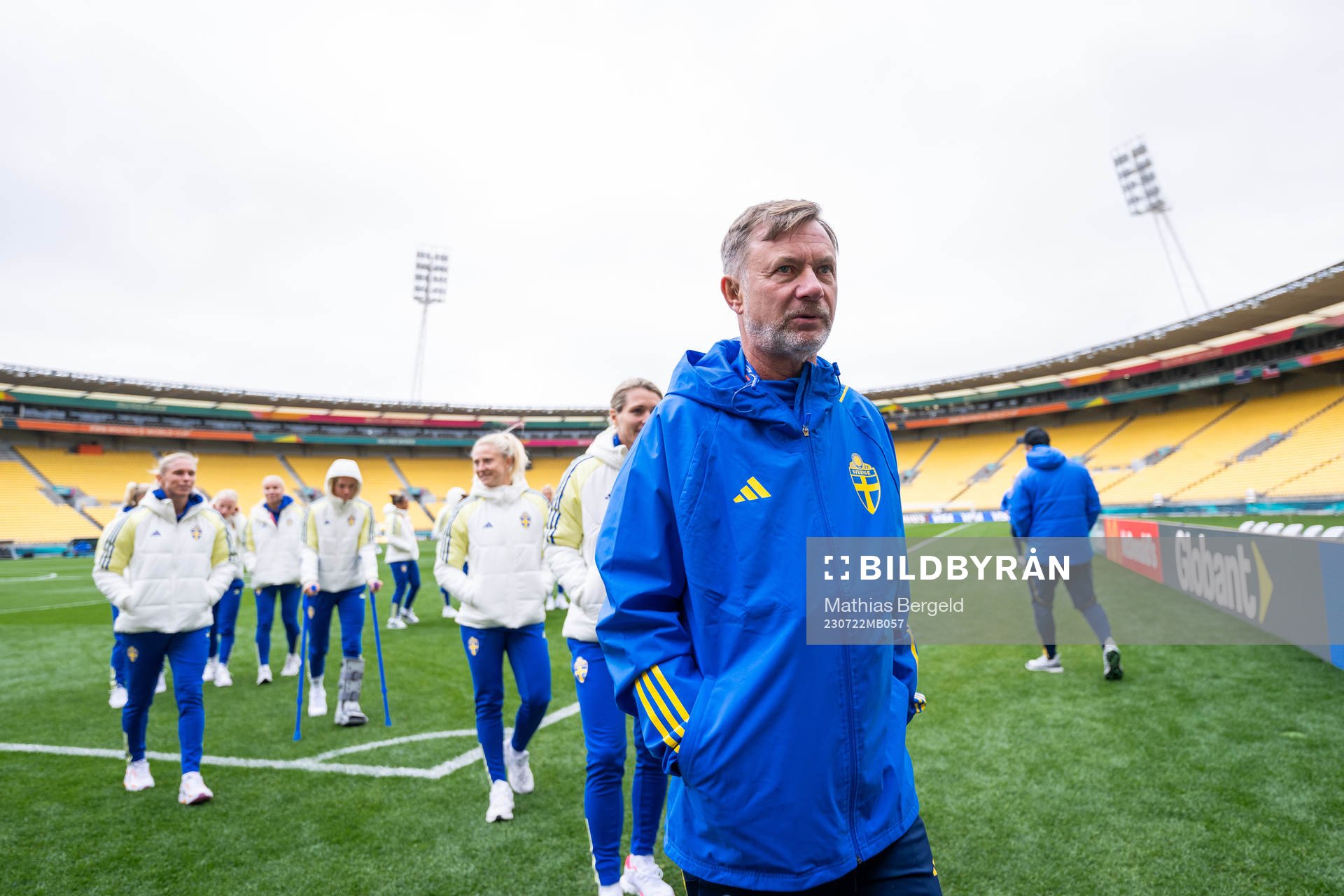Head coach Peter Gerhardsson of the Swedish women's