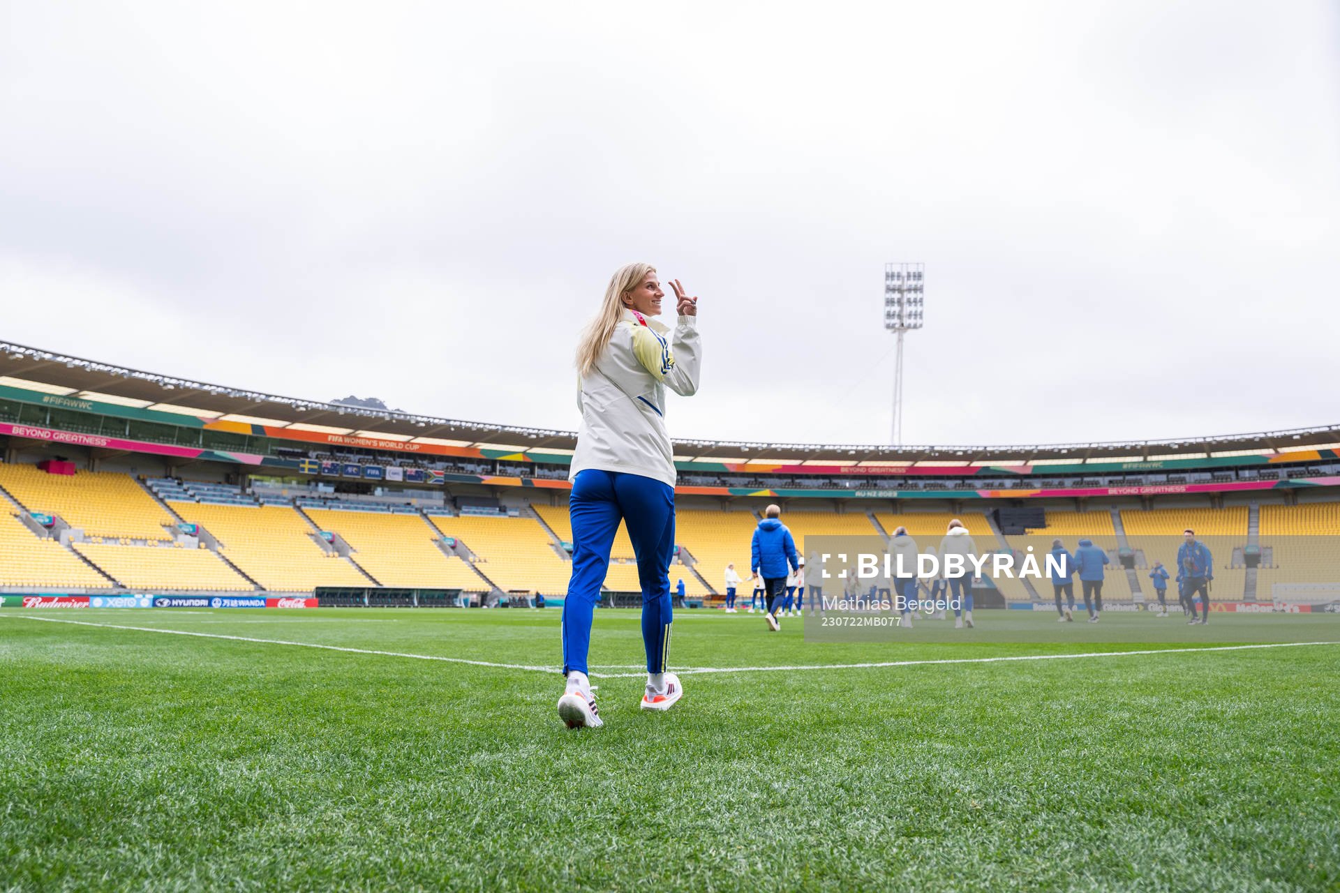 Sofia Jakobsson of the Swedish women's national football