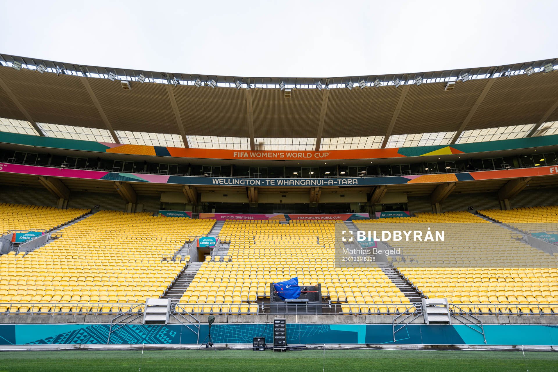 General view of Wellington Regional Stadium