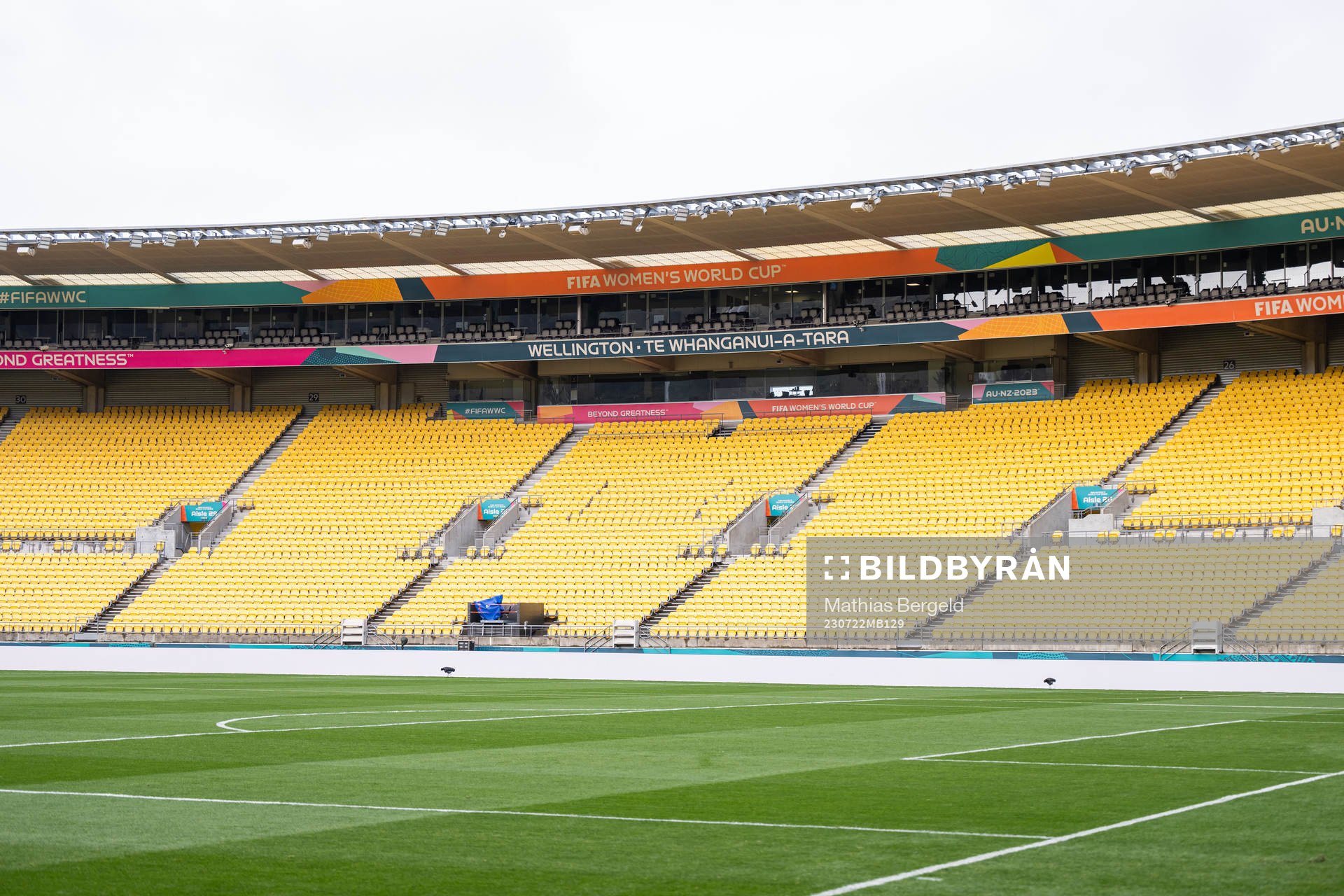 General view of Wellington Regional Stadium