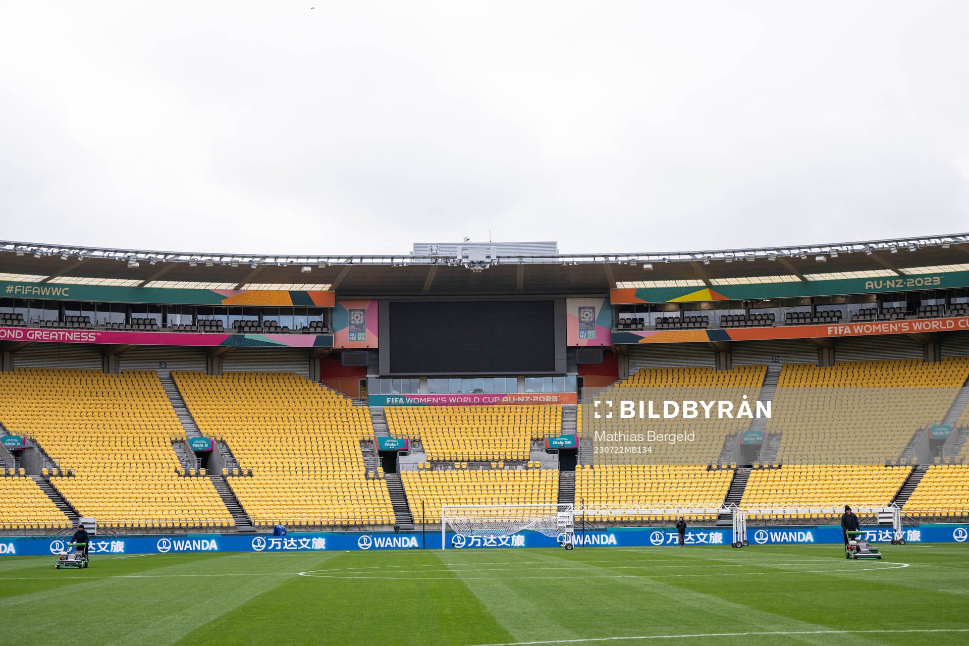 General view of Wellington Regional Stadium