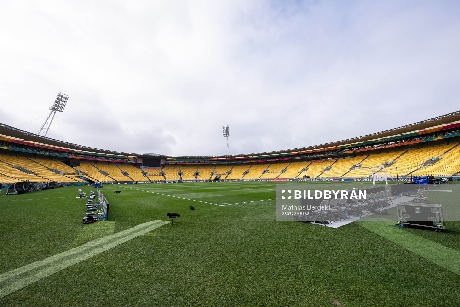 General view of Wellington Regional Stadium