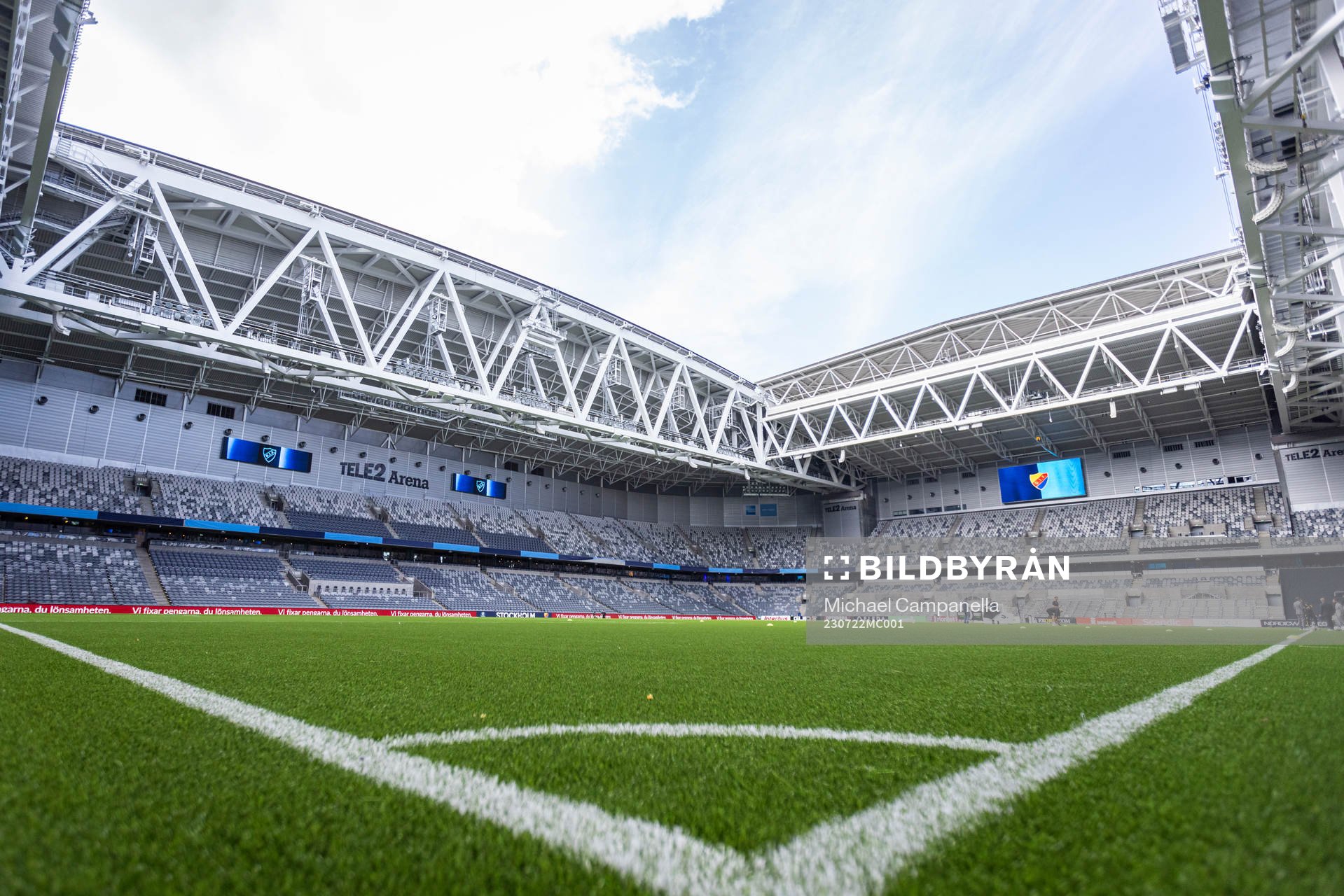 Generell vy på Tele2 Arena