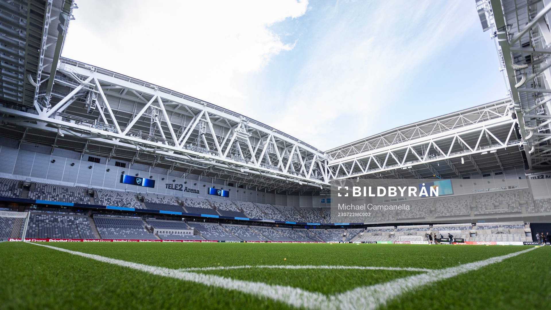 Generel vy på Tele2 Arena