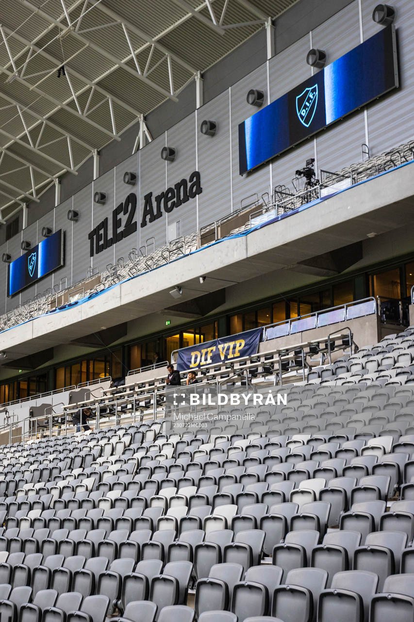 Generel vy på Tele2 Arena
