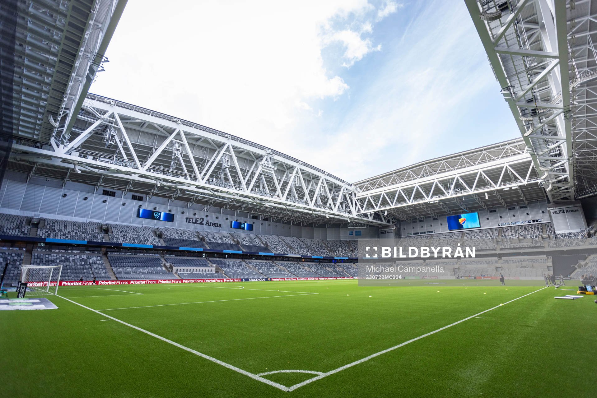 Generel vy på Tele2 Arena