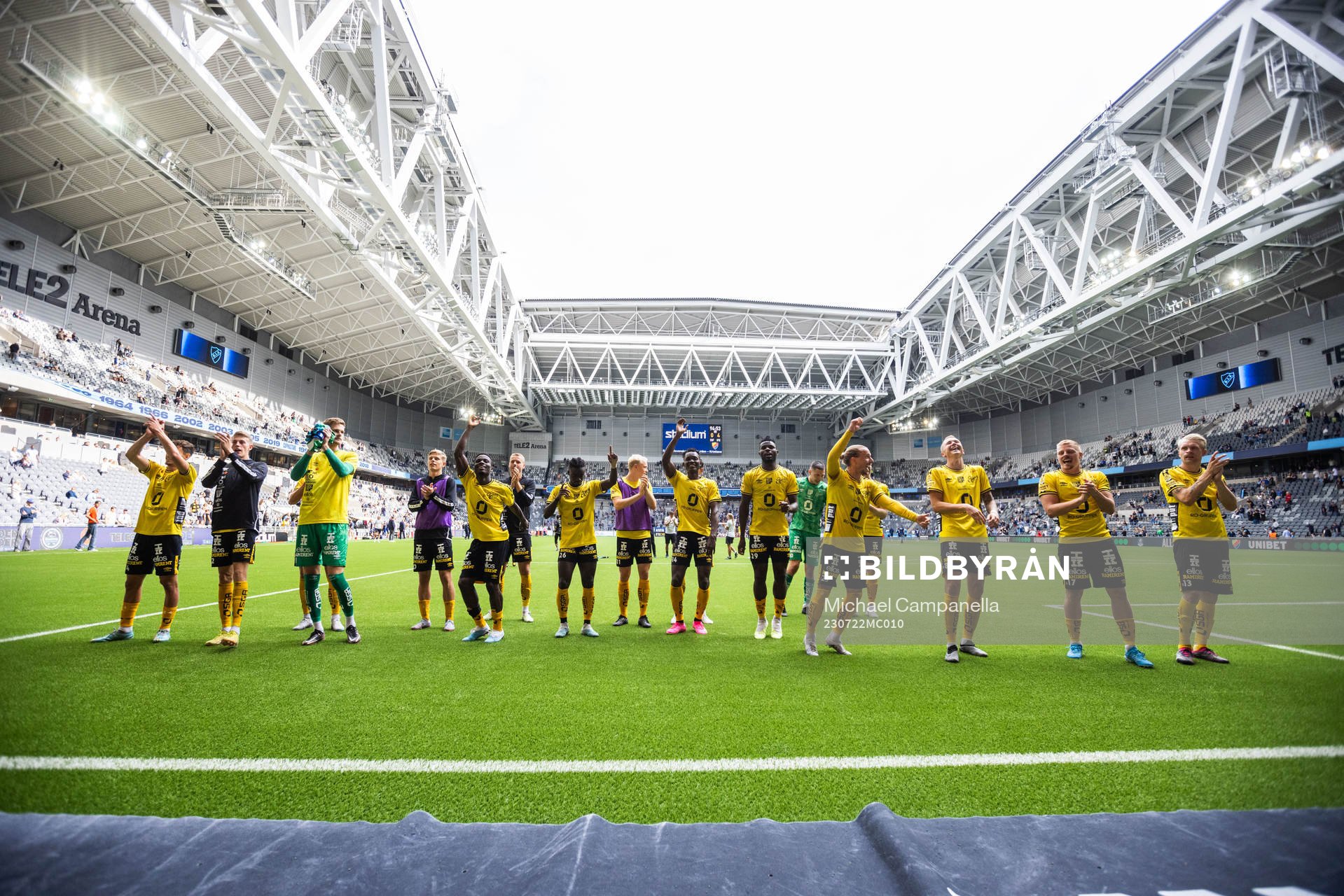 Elfsborgs spelare jublar