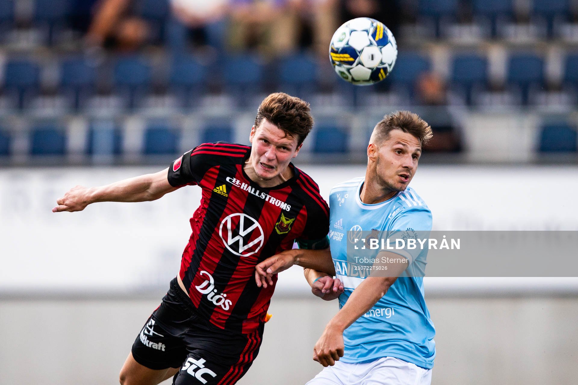 Östersunds Myroslav Mazur och Gefles Jacob Hjelte