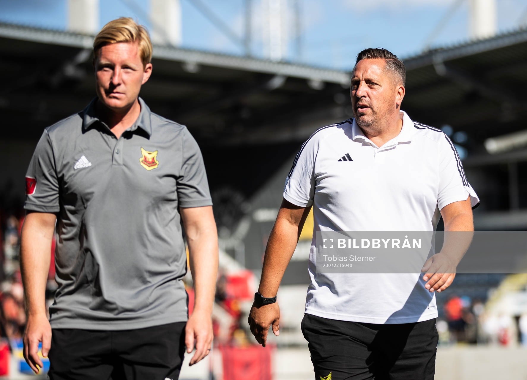 Östersunds assisterande tränare Stefan Lundin och