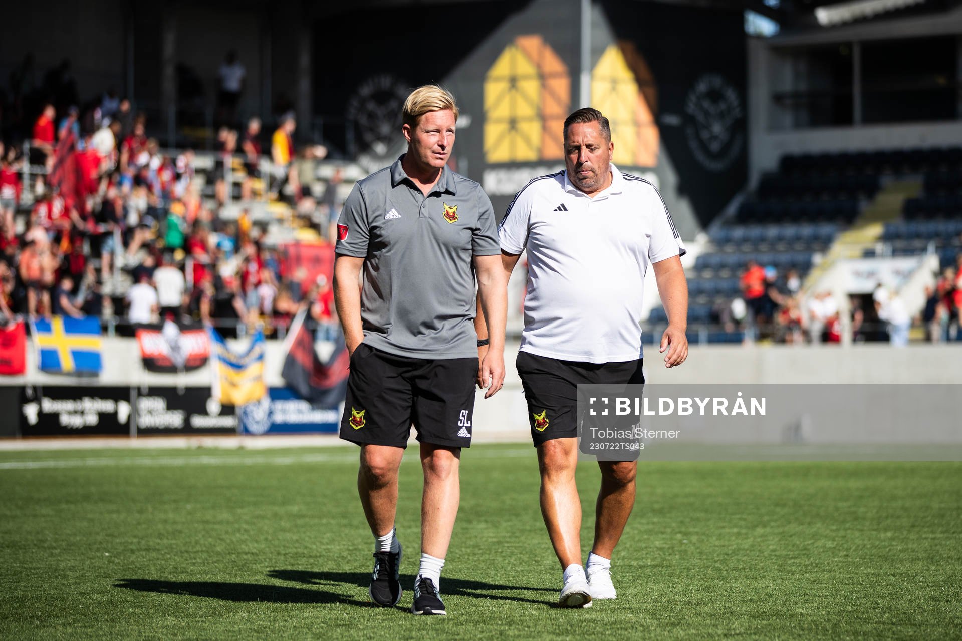 Östersunds assisterande tränare Stefan Lundin och