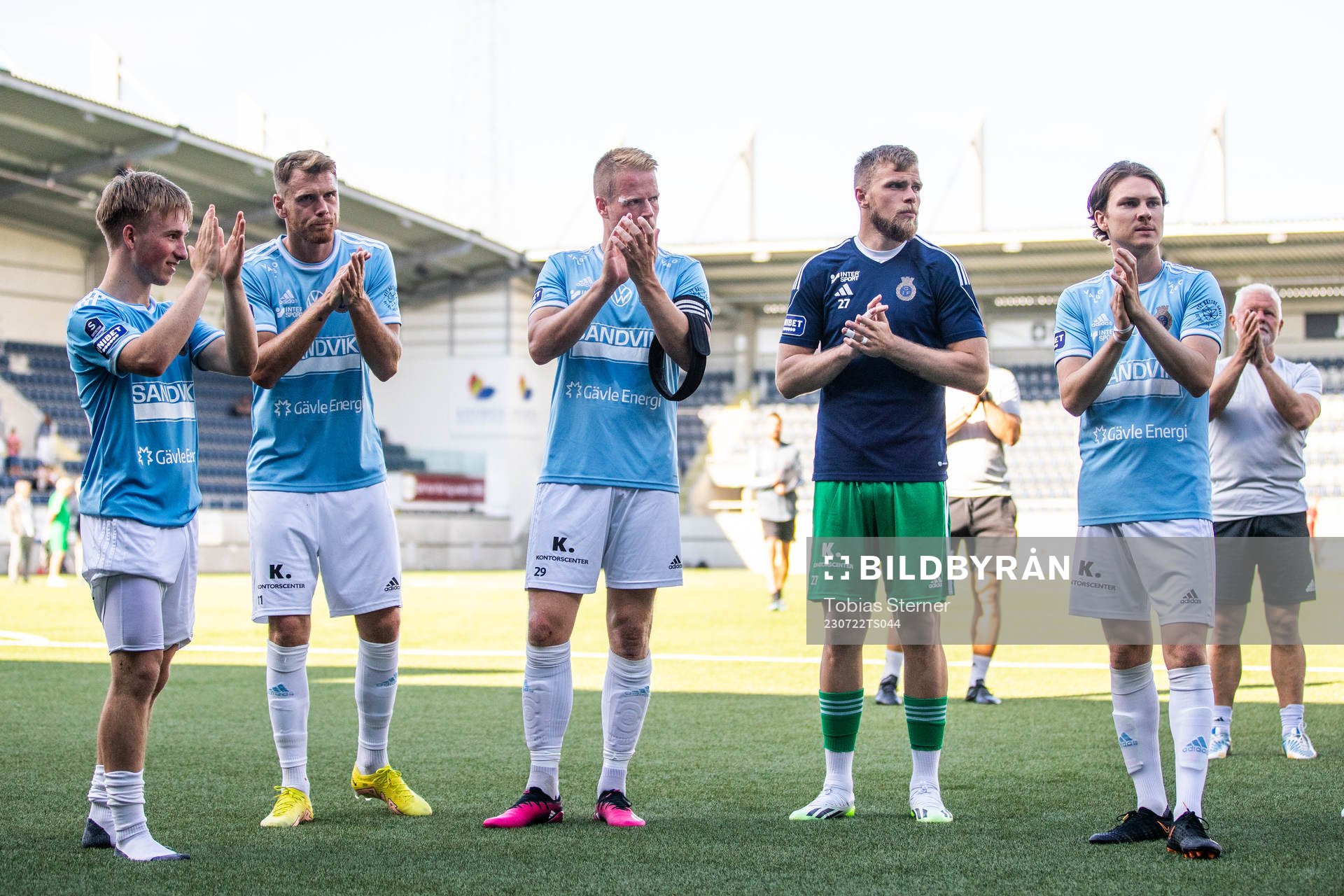 Gefles spelare tackar publiken