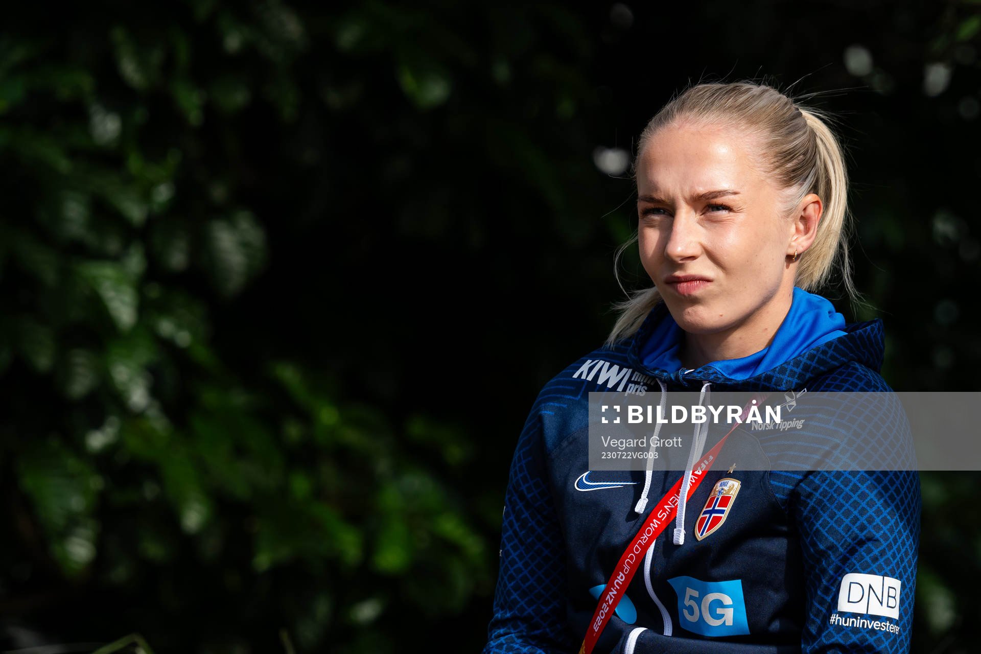 Thea Bjelde of the Norwegian women’s national football
