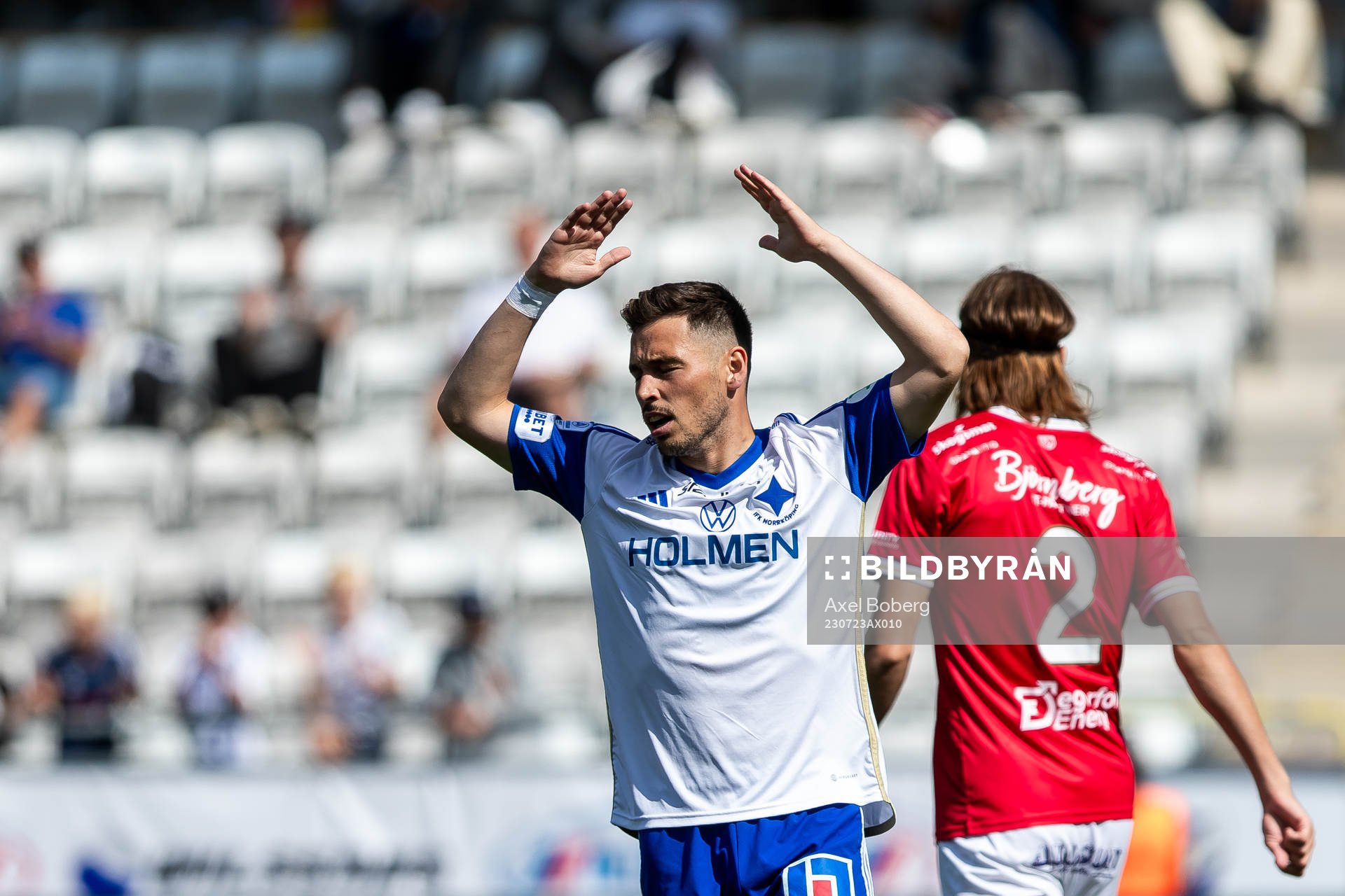 IFK Norrköpings Vito Hammershöy-Mistrati deppar