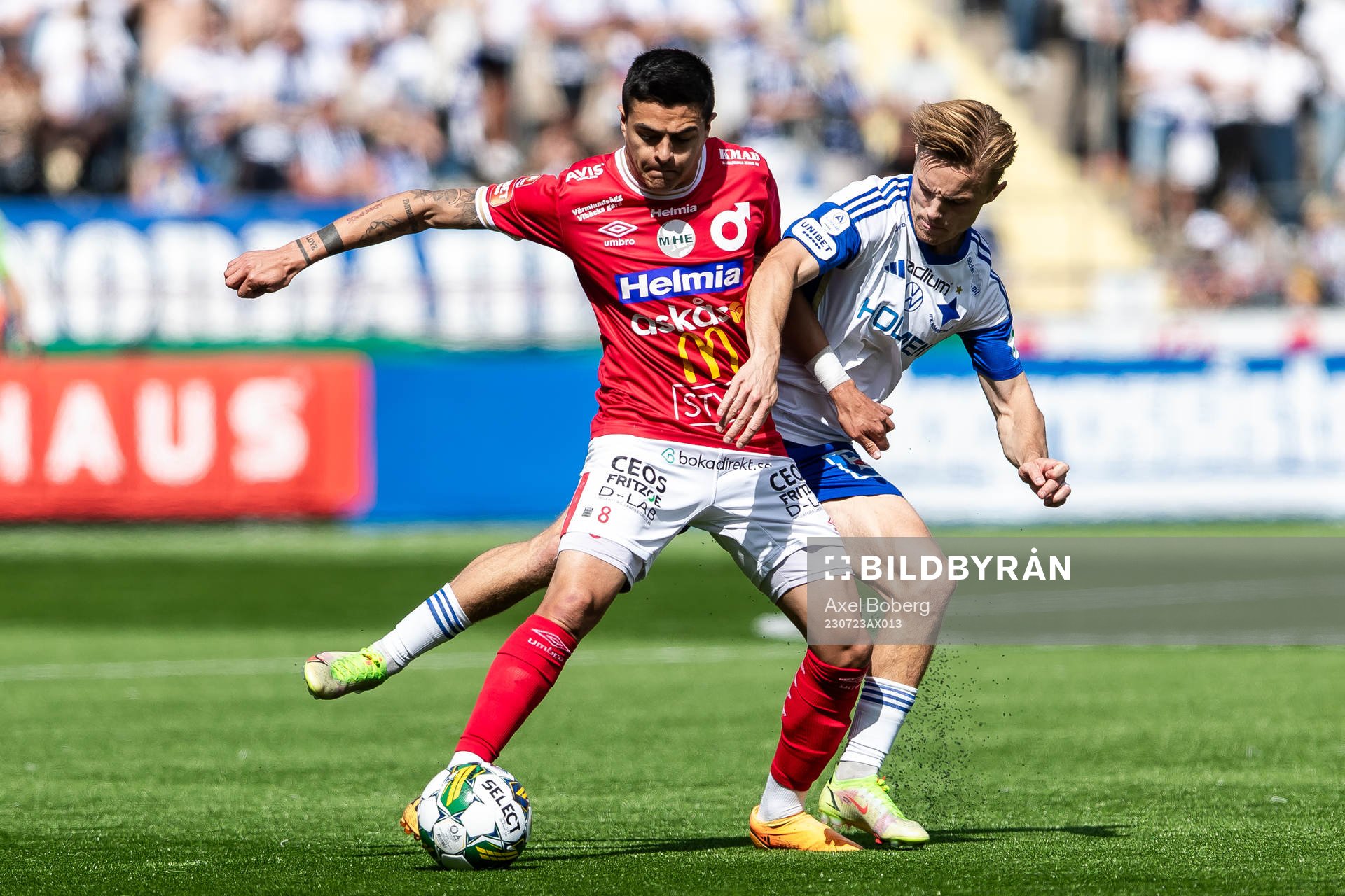 IFK Norrköpings Jacob Ortmark och Degerfors Diego De Jesus