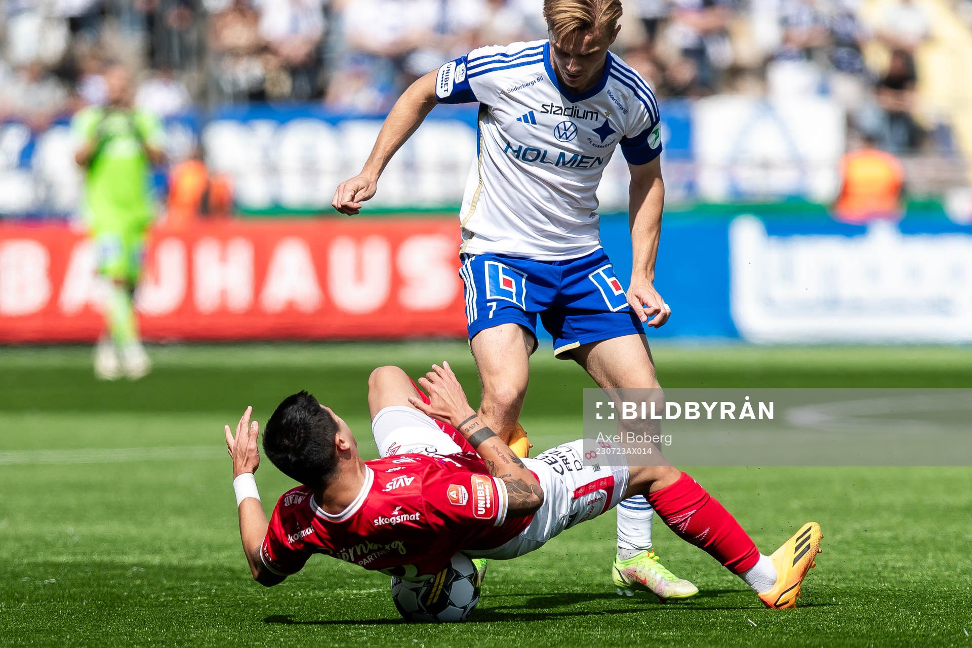 IFK Norrköpings Jacob Ortmark och Degerfors Diego De Jesus