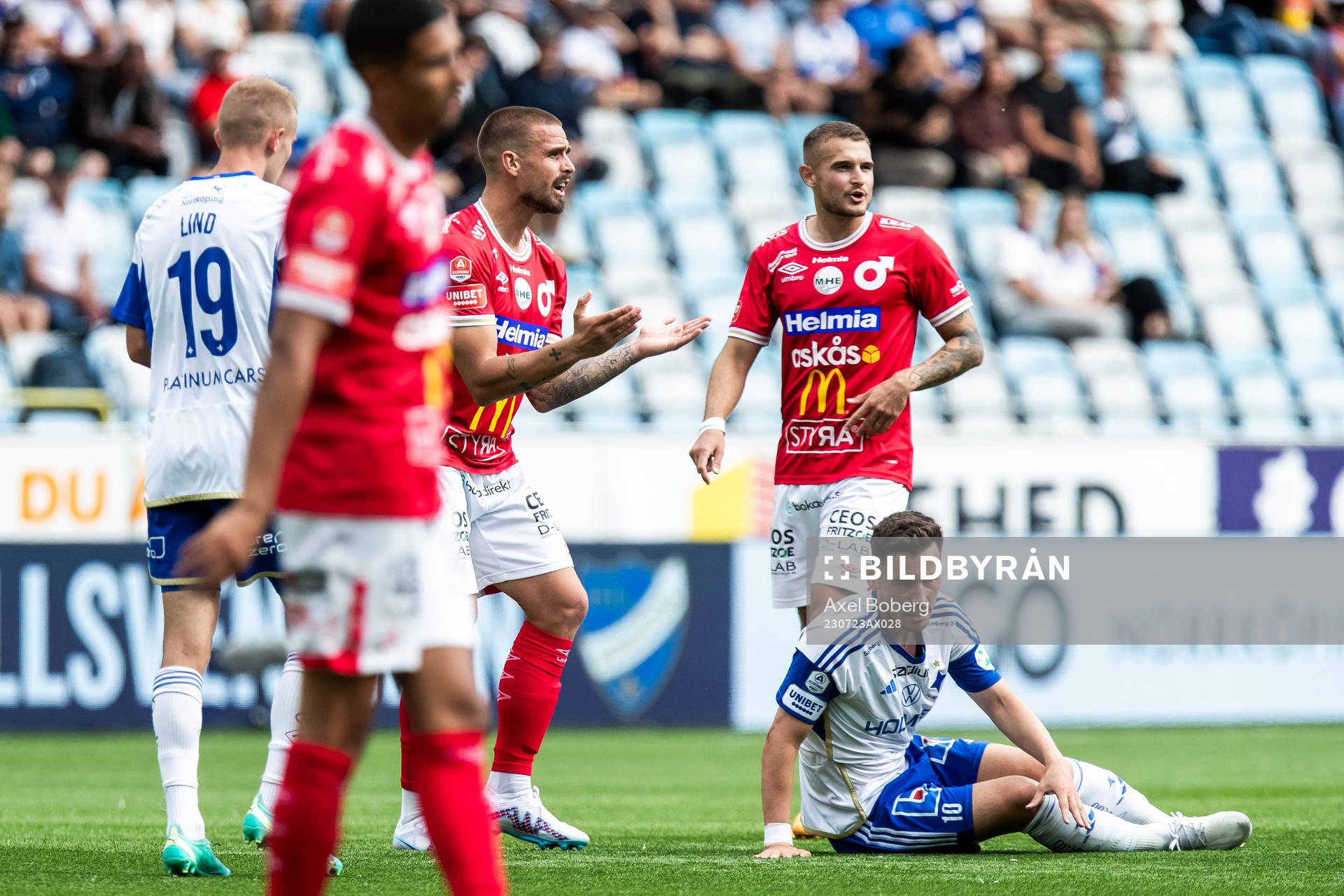 Degerfors Douglas Bergqvist deppar och IFK Norrköpings