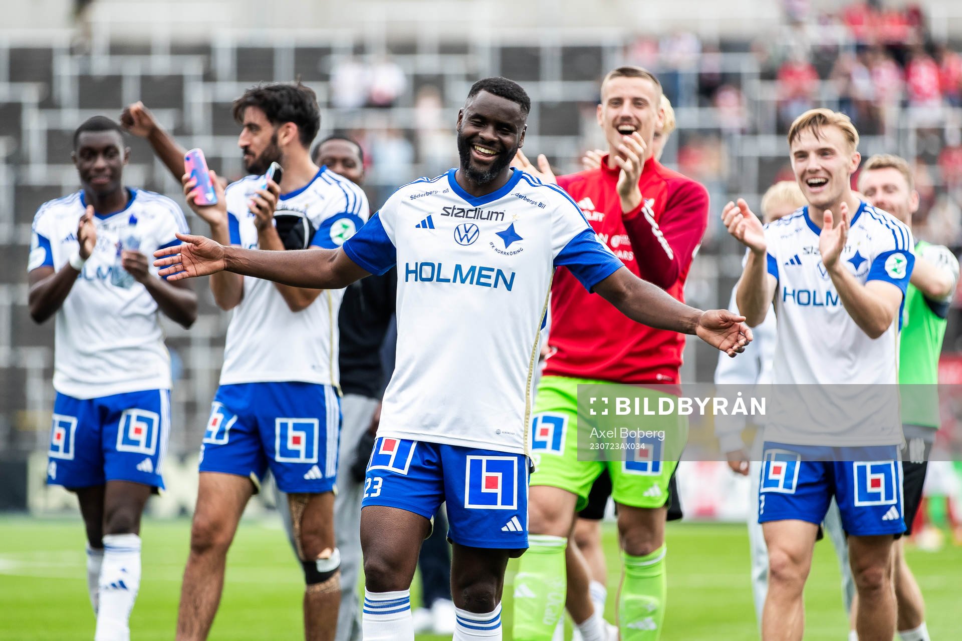 IFK Norrköpings Maic Sema jublar
