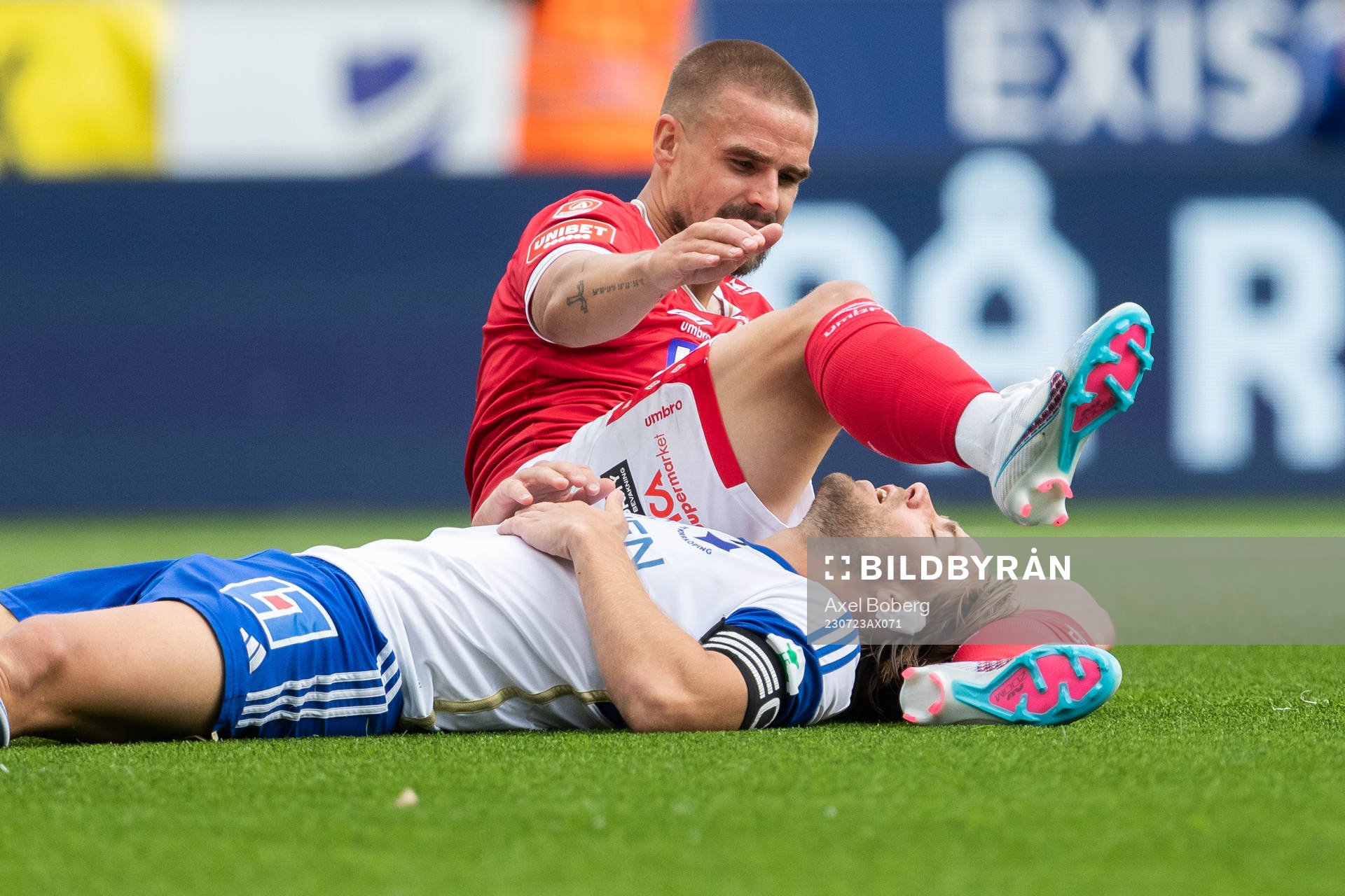 Degerfors Douglas Bergqvist och IFK Norrköpings