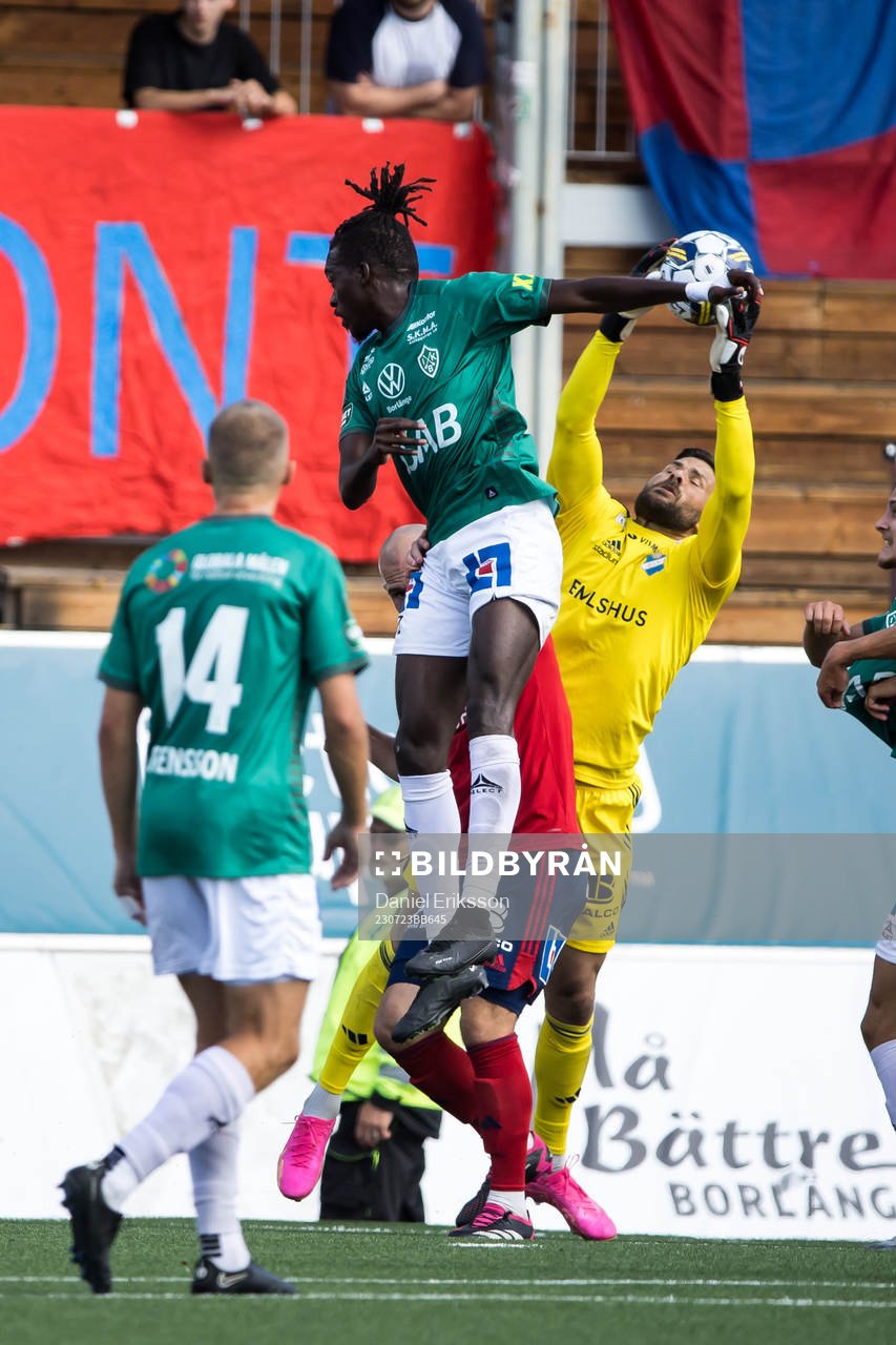 Brages Ieltsin Jeronimo Semedo Camoes och Östers målvakt