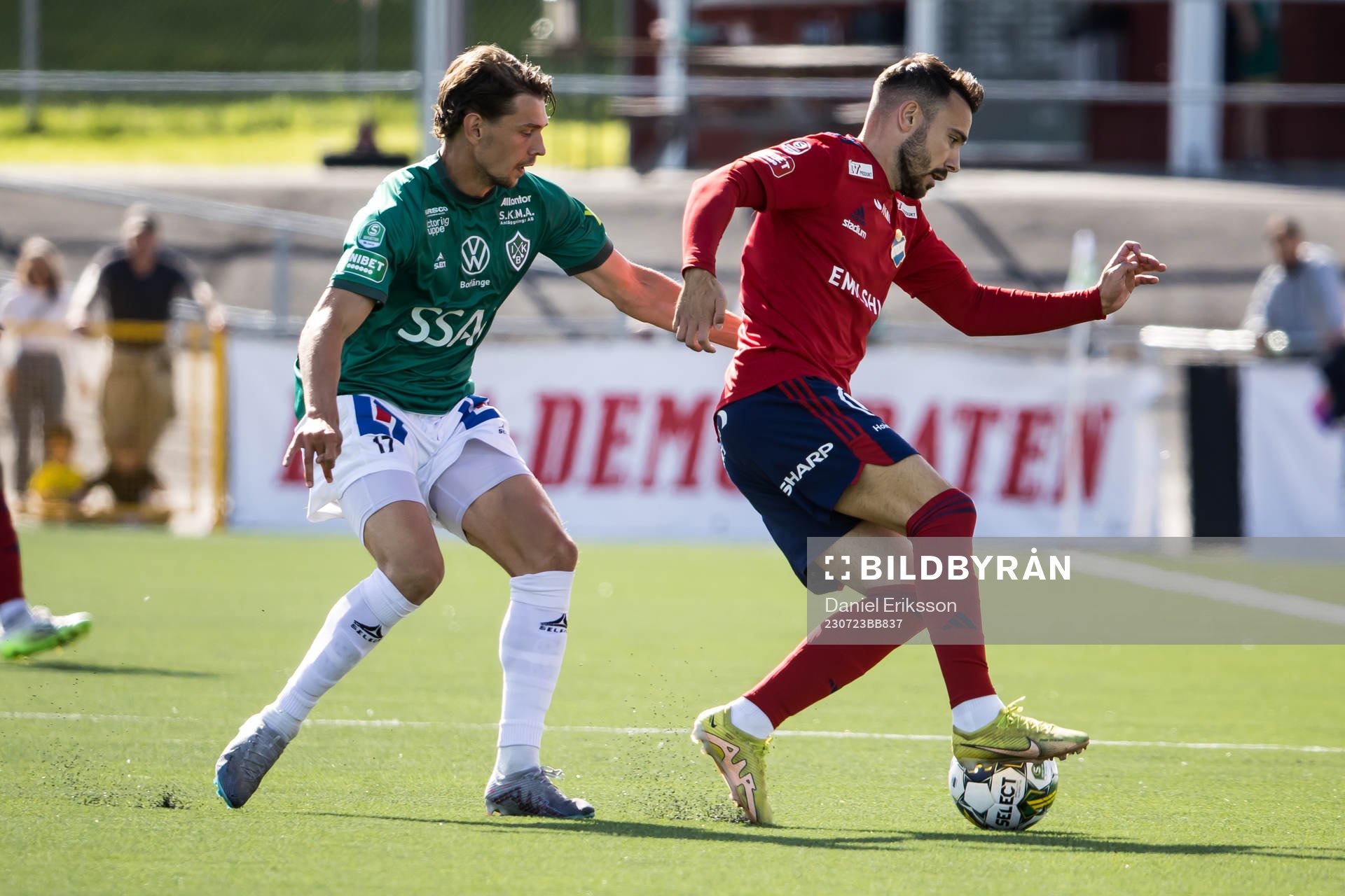 Brages Pontus Jonsson och Östers Niklas Söderberg