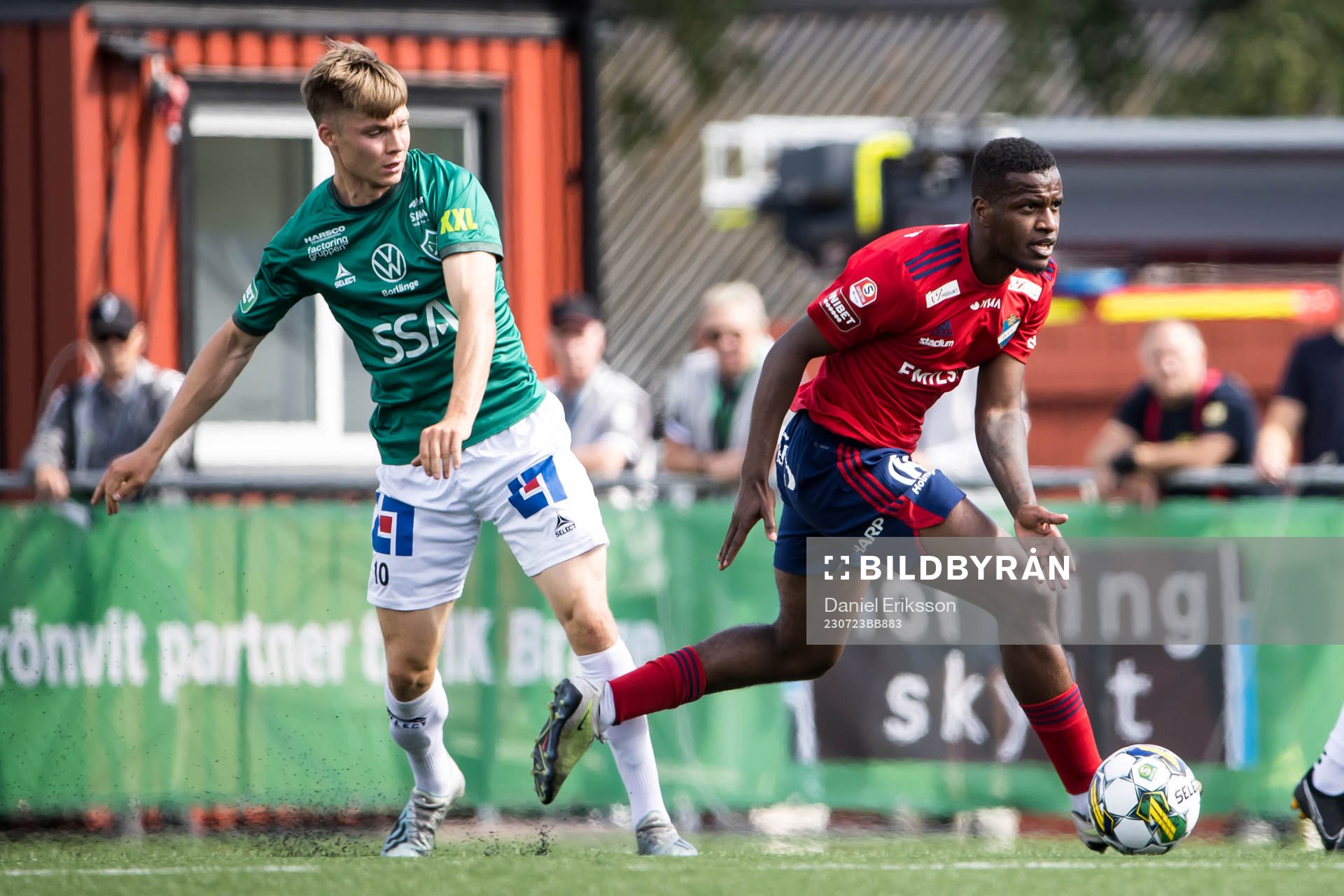 Brages Gustav Berggren och Östers Manasse Kusu