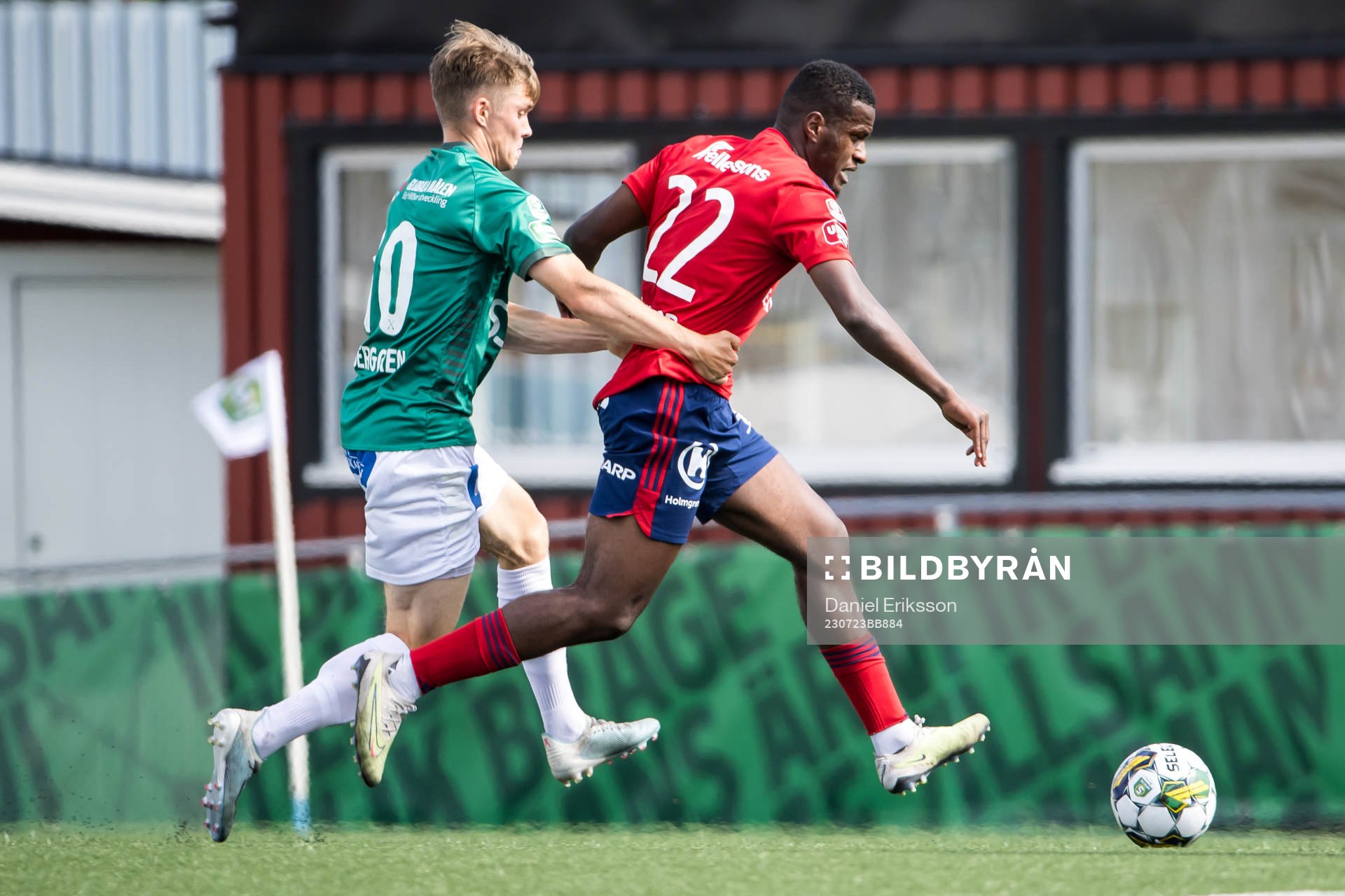 Brages Gustav Berggren och Östers Manasse Kusu