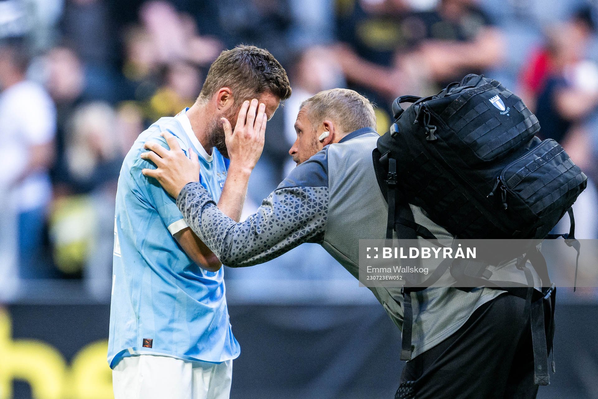 Malmö FFs Lasse Nielsen får vård
