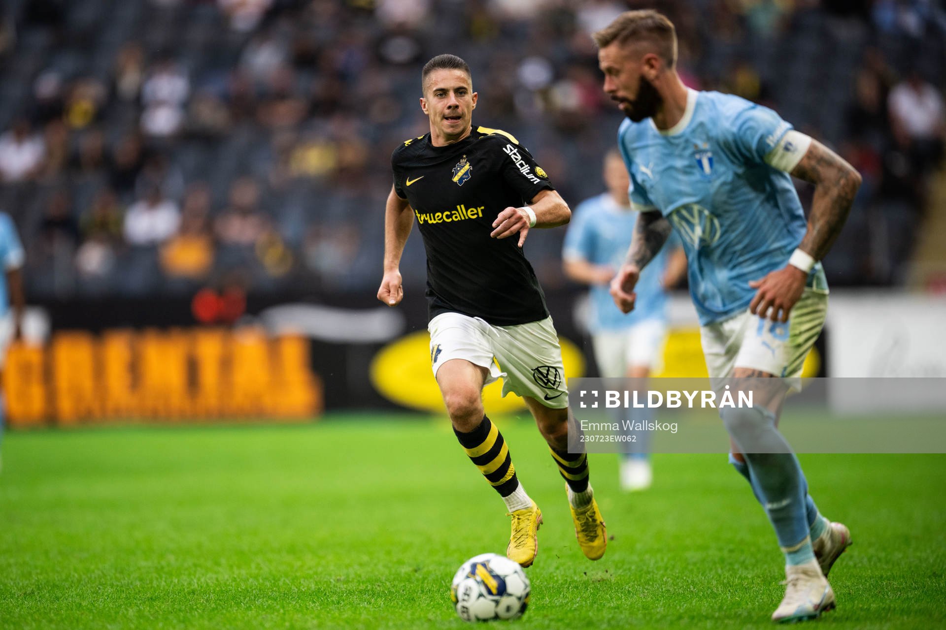 AIKs Dino Besirovic och Malmö FFs Pontus Jansson
