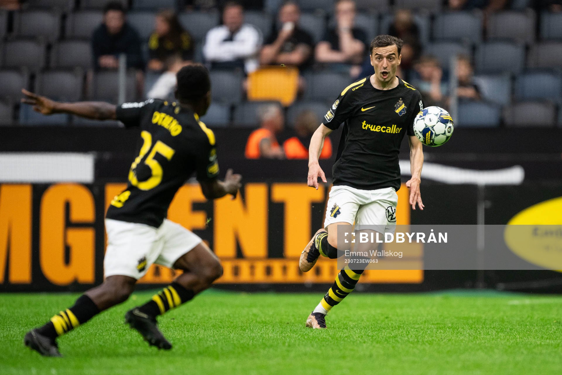 AIKs Erick Otieno och Jetmir Haliti