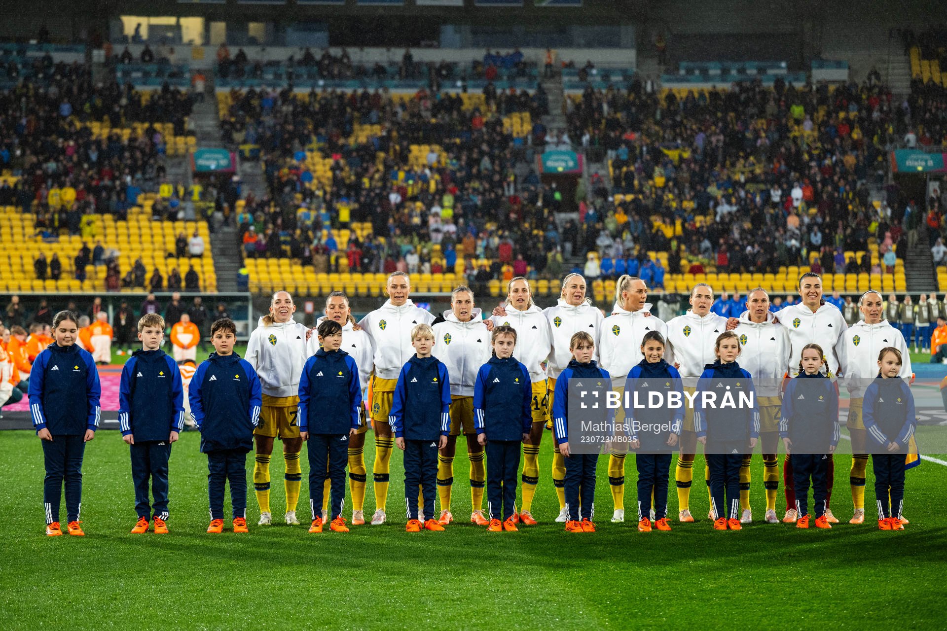 The starting eleven of Sweden