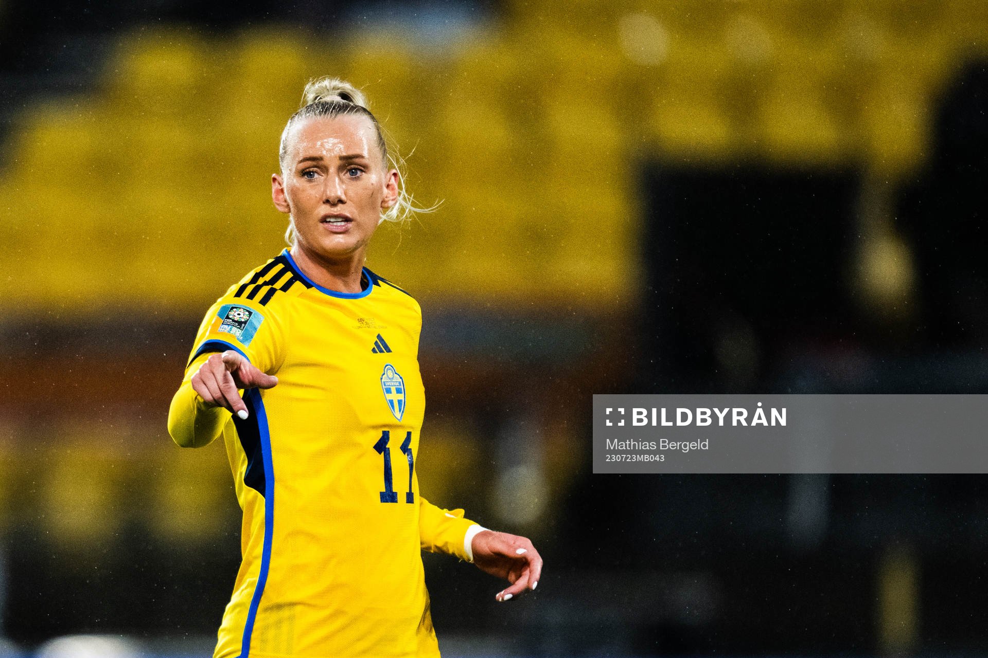 Stina Blackstenius of Sweden