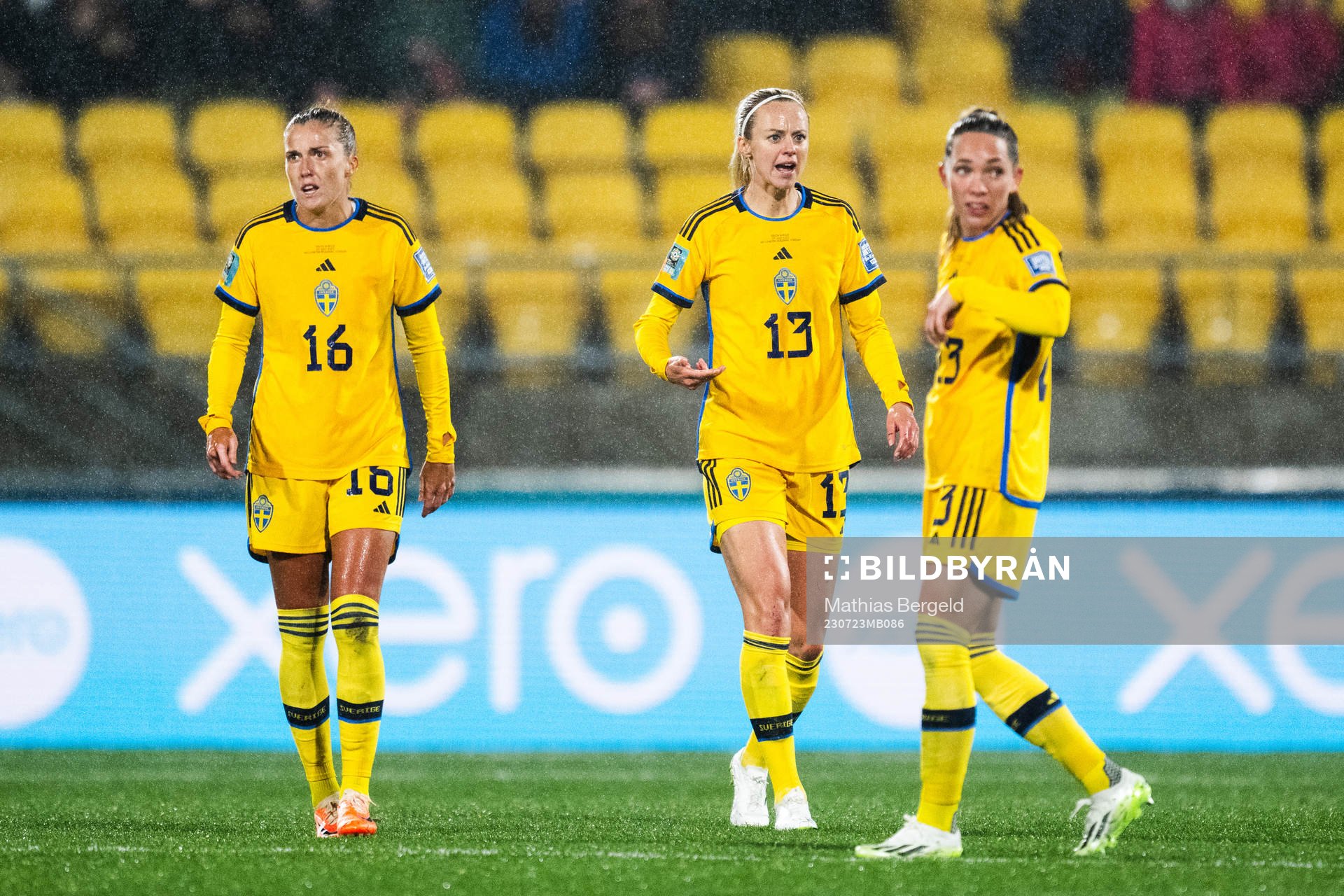 Filippa Angeldahl, Amanda Ilestedt and Elin Rubensson of