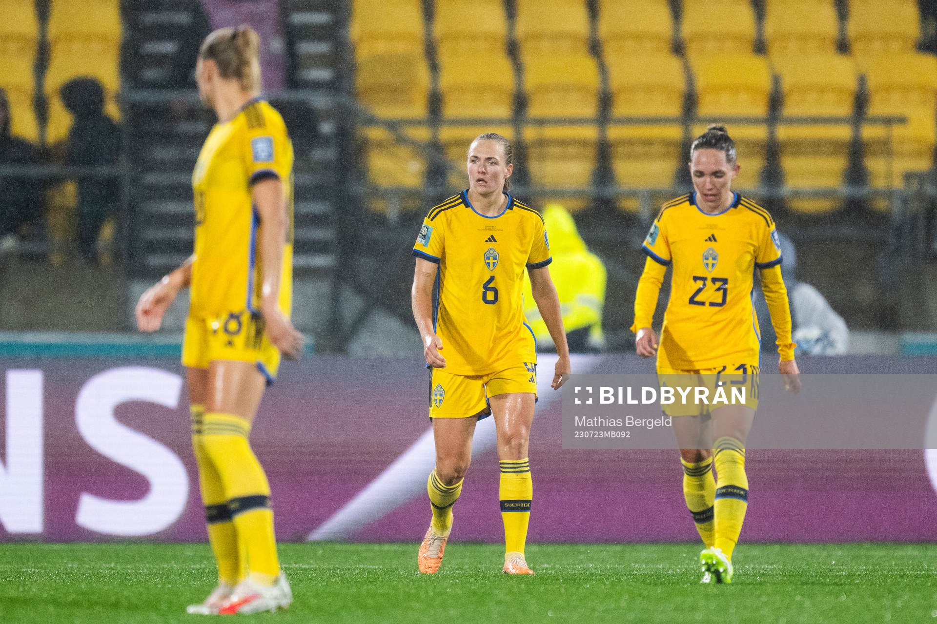 Fridolina Rolfö, Magdalena Eriksson and Elin Rubensson